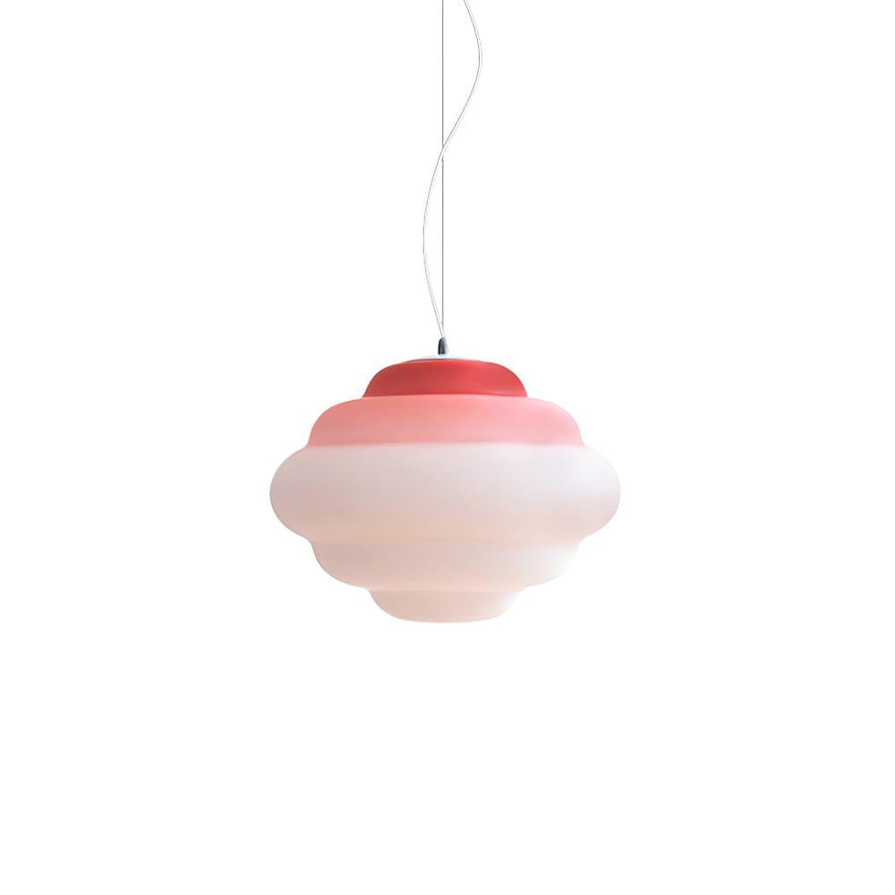 Eurvenara Premium Nordic Art Cloudy Glass Pendant Lamp
