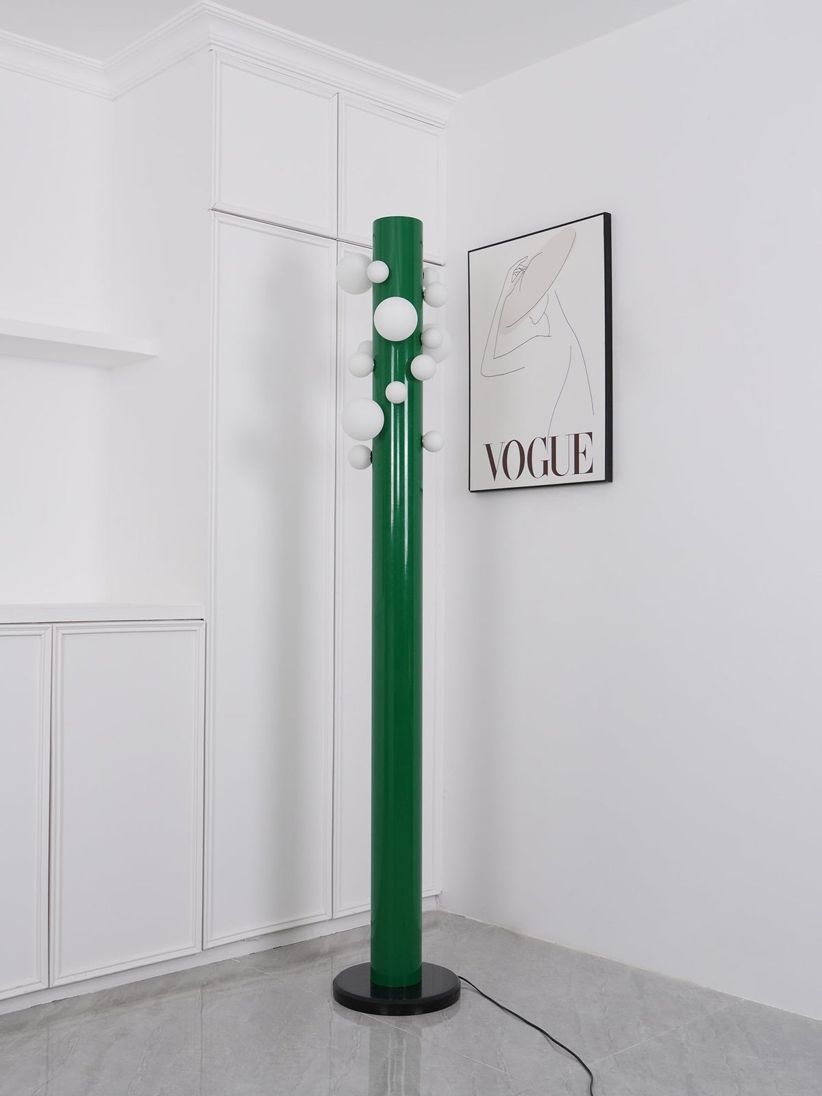 Ortaliel Marble Floor Lamp