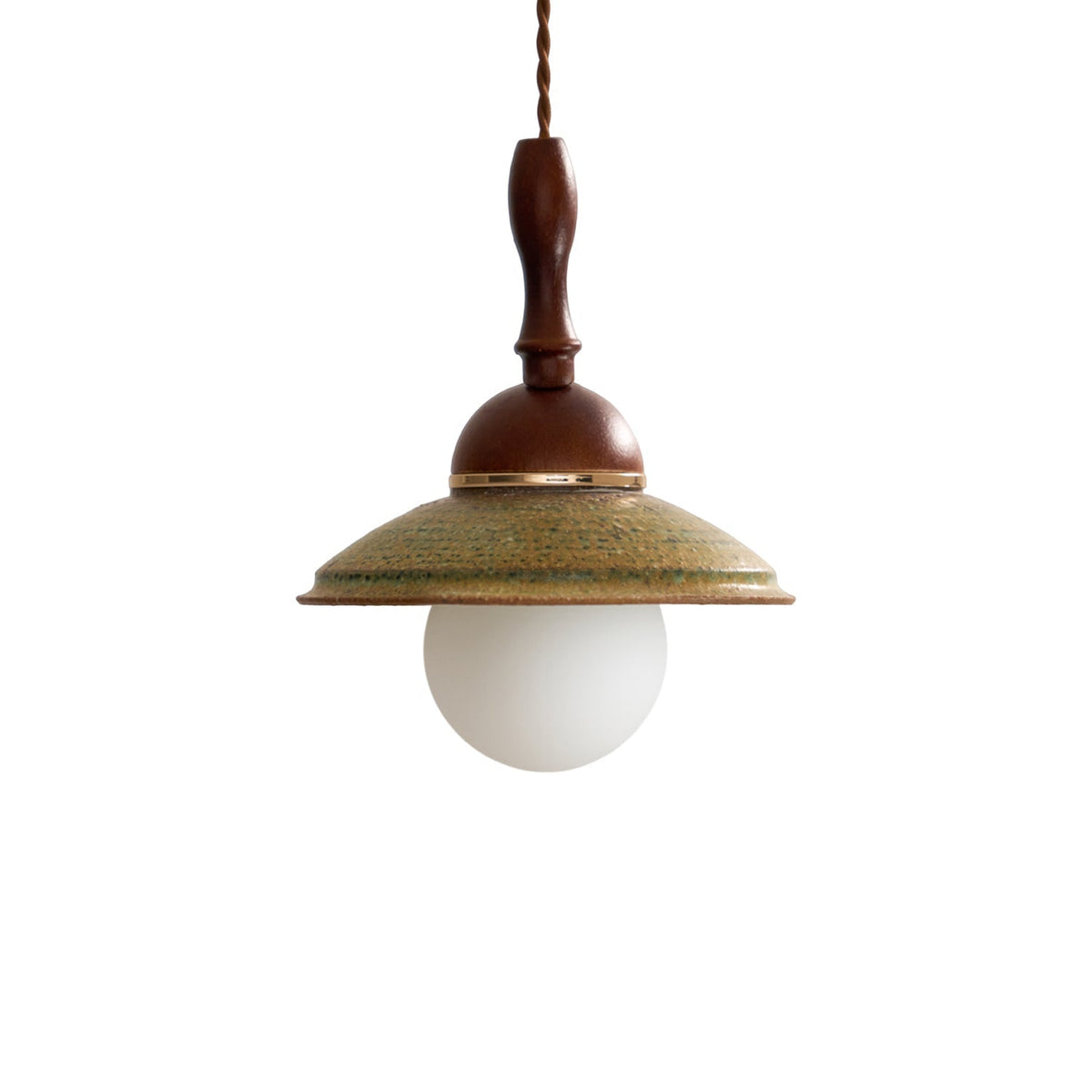 Macell Nordic Art Wood Ceramics Pendant Lamp