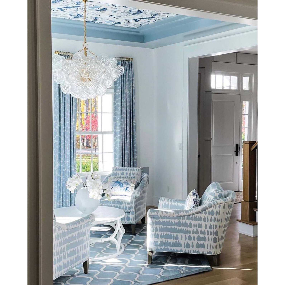 Aurora Chandelier Glass Ball Bubble Modern