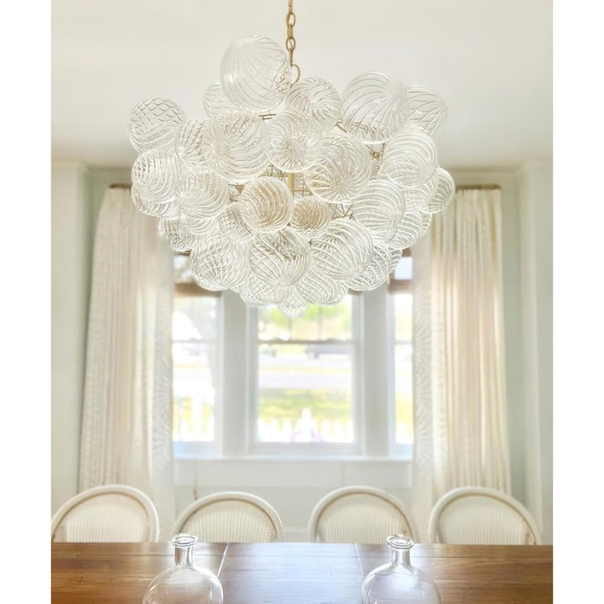 Aurora Chandelier Glass Ball Bubble Modern