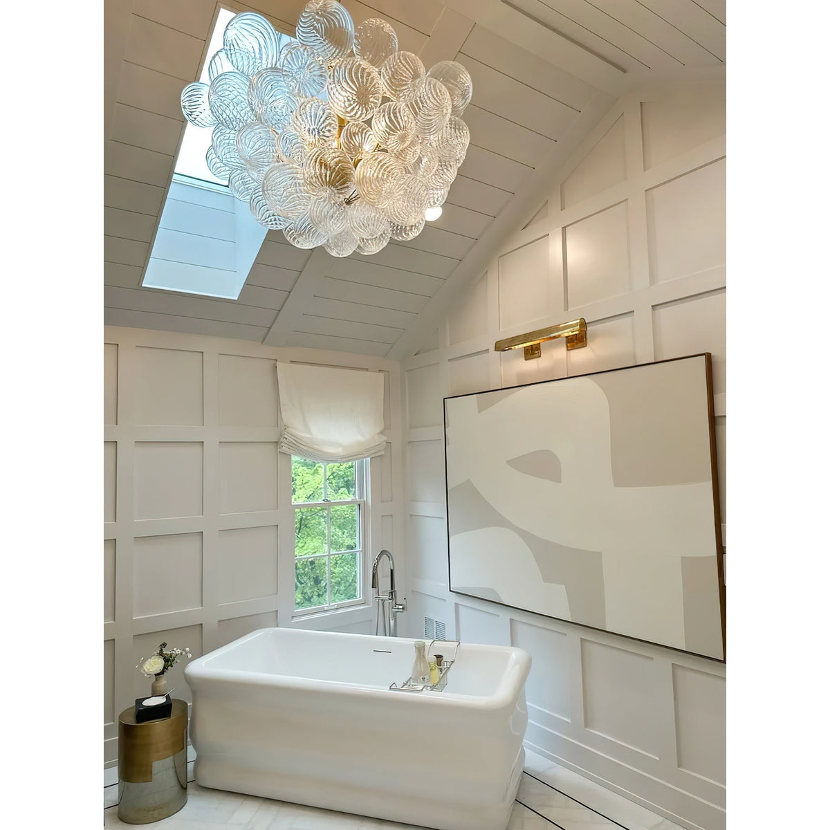 Aurora Chandelier Glass Ball Bubble Modern