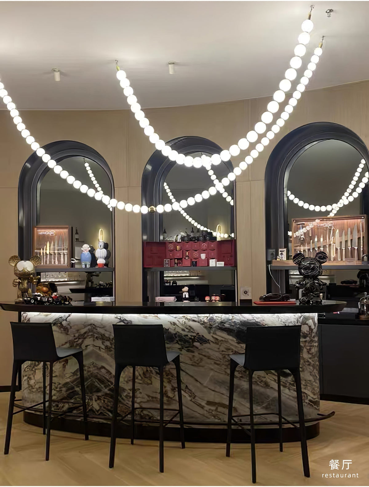Kanell Brass Sputnik Chandelier