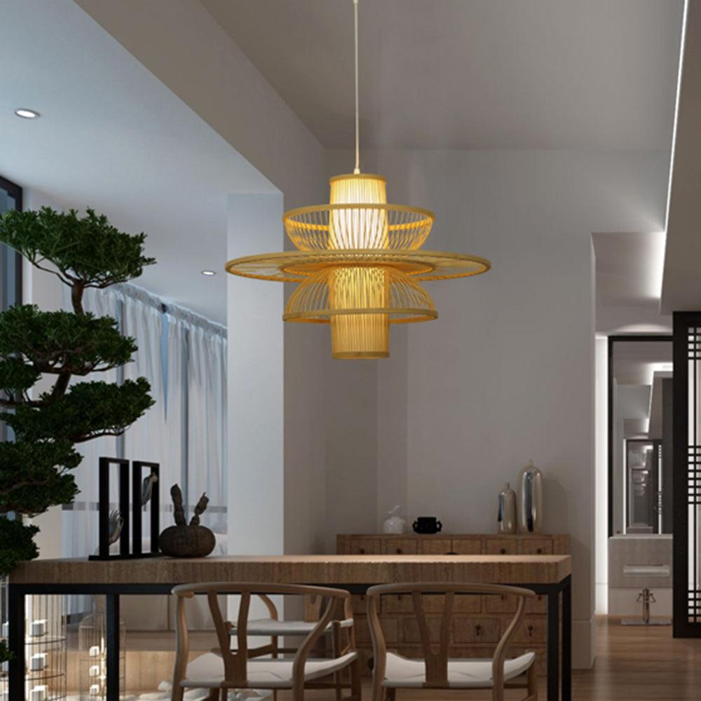 Gsplen Handmade Sigyn Bamboo Pendant Lamp