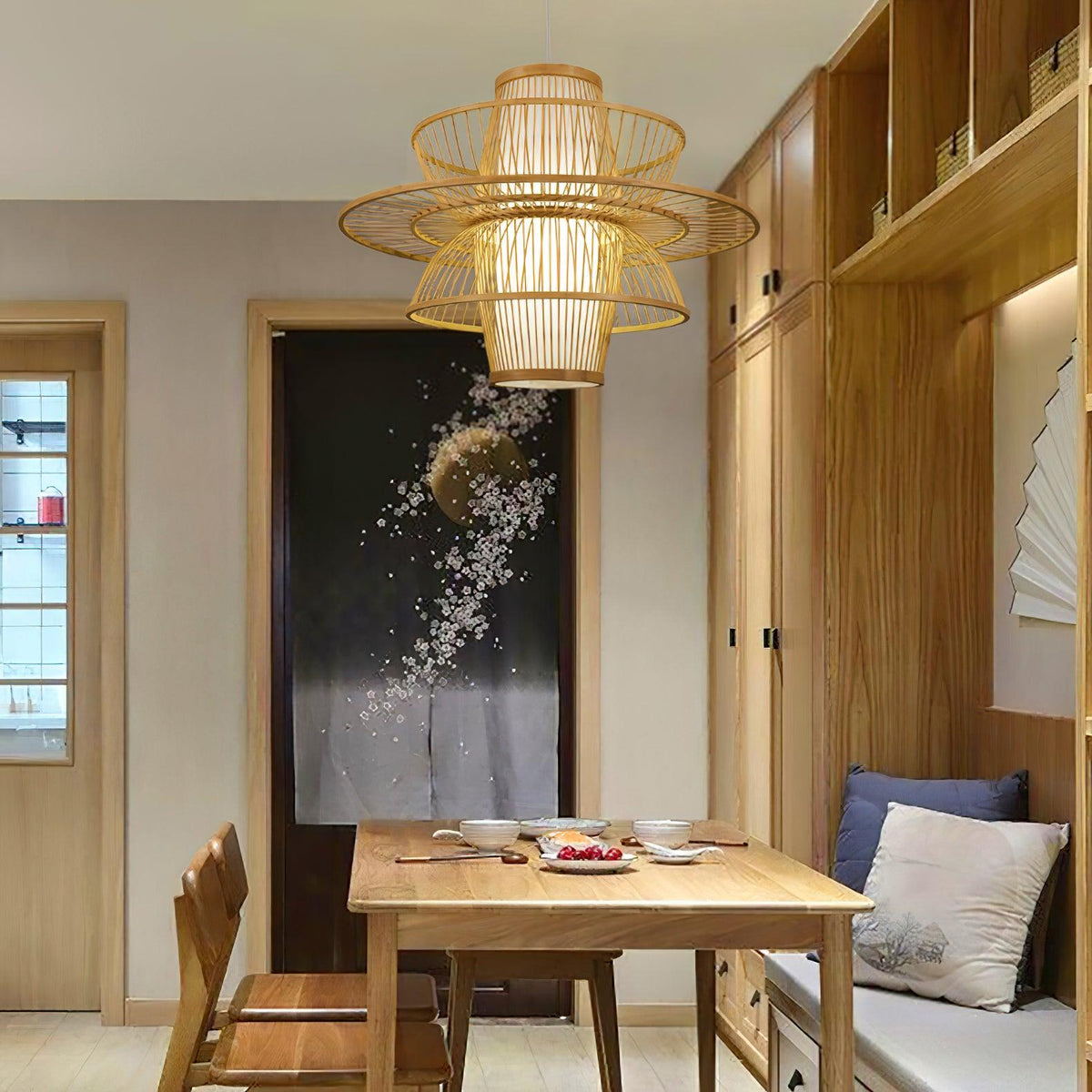 Gsplen Handmade Sigyn Bamboo Pendant Lamp