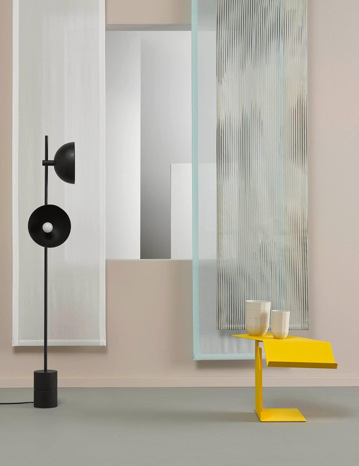 Lumase Glass Minimalist Floor Lamp