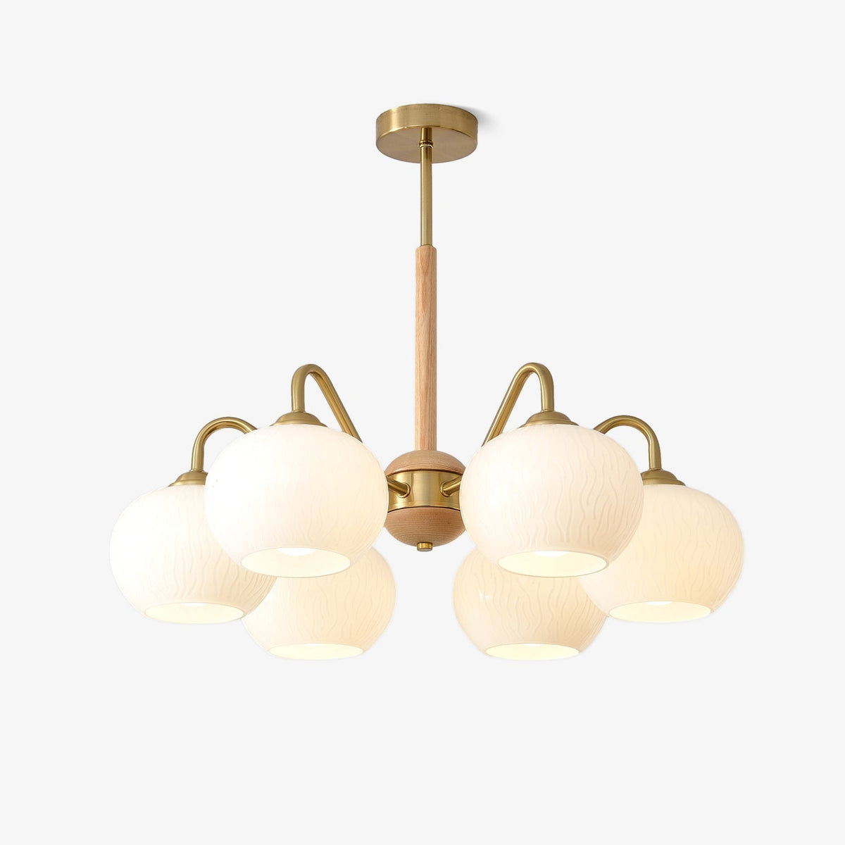 Elyra Elegant Wood Chandelier