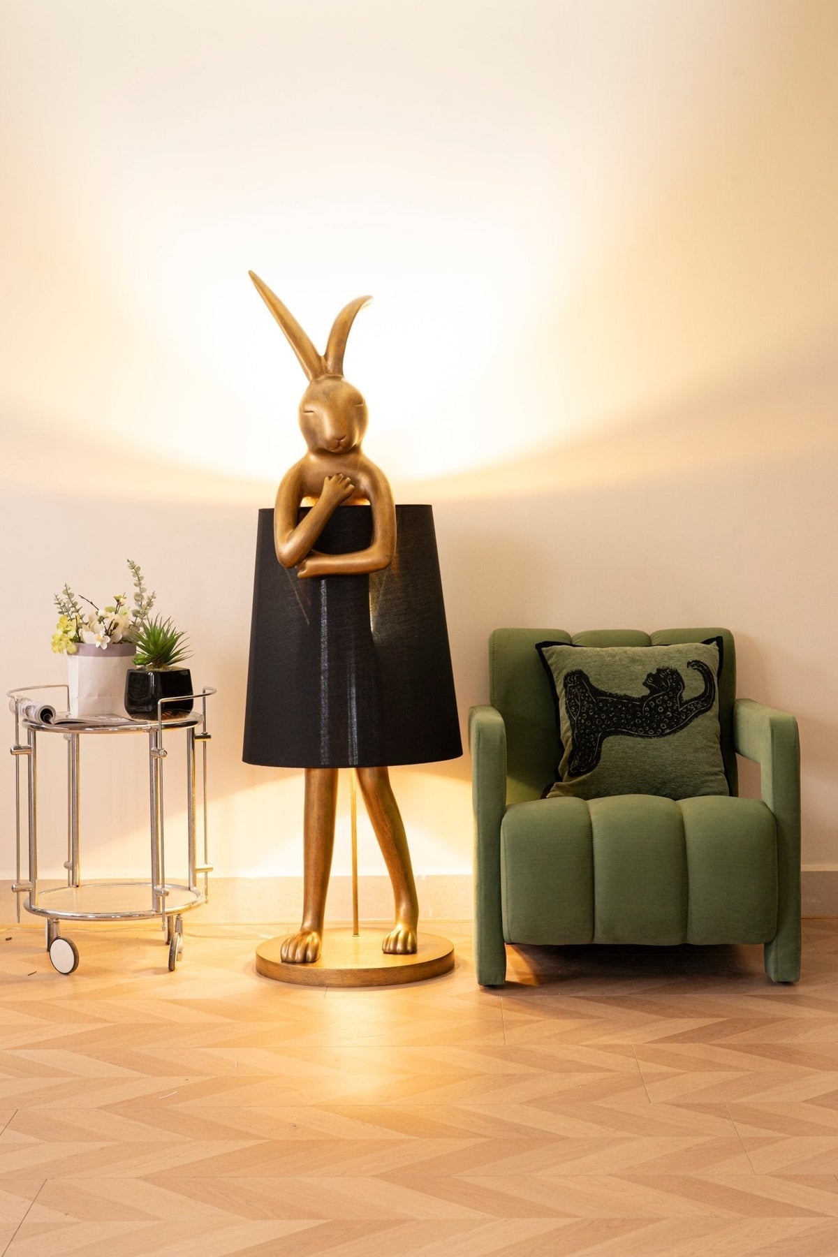 Sedr Luxurious Hare Silhouette Floor Lamp
