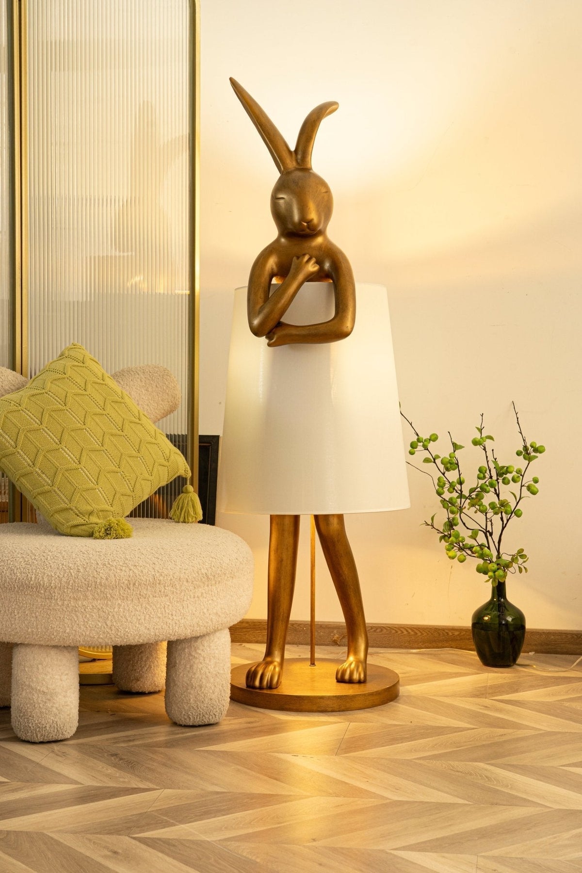 Sedr Luxurious Hare Silhouette Floor Lamp