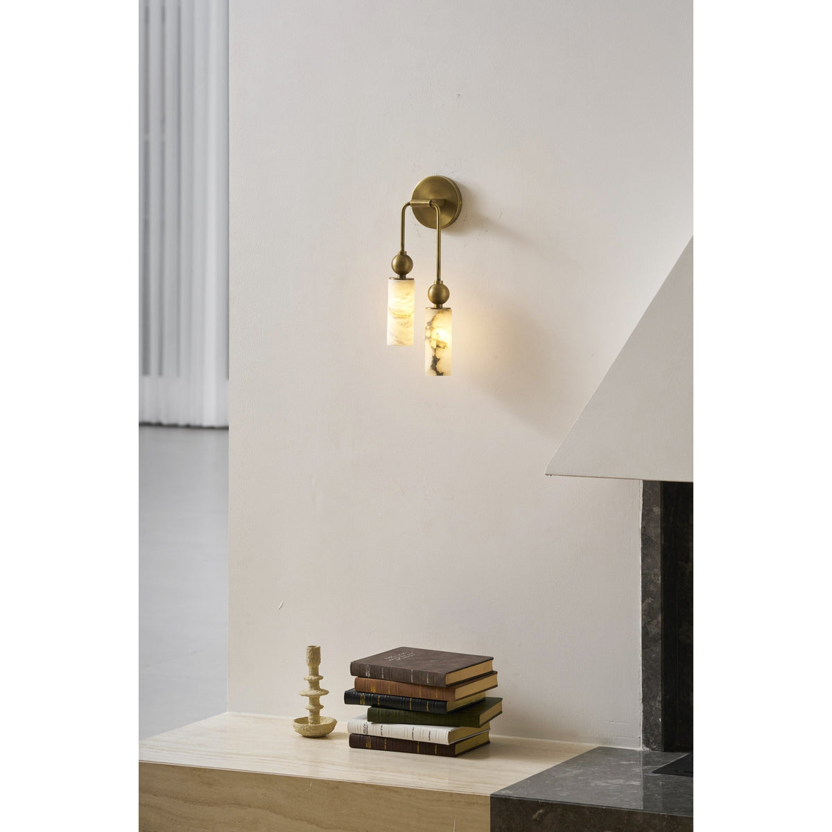 Javen Alabaster Indoor Wall Light