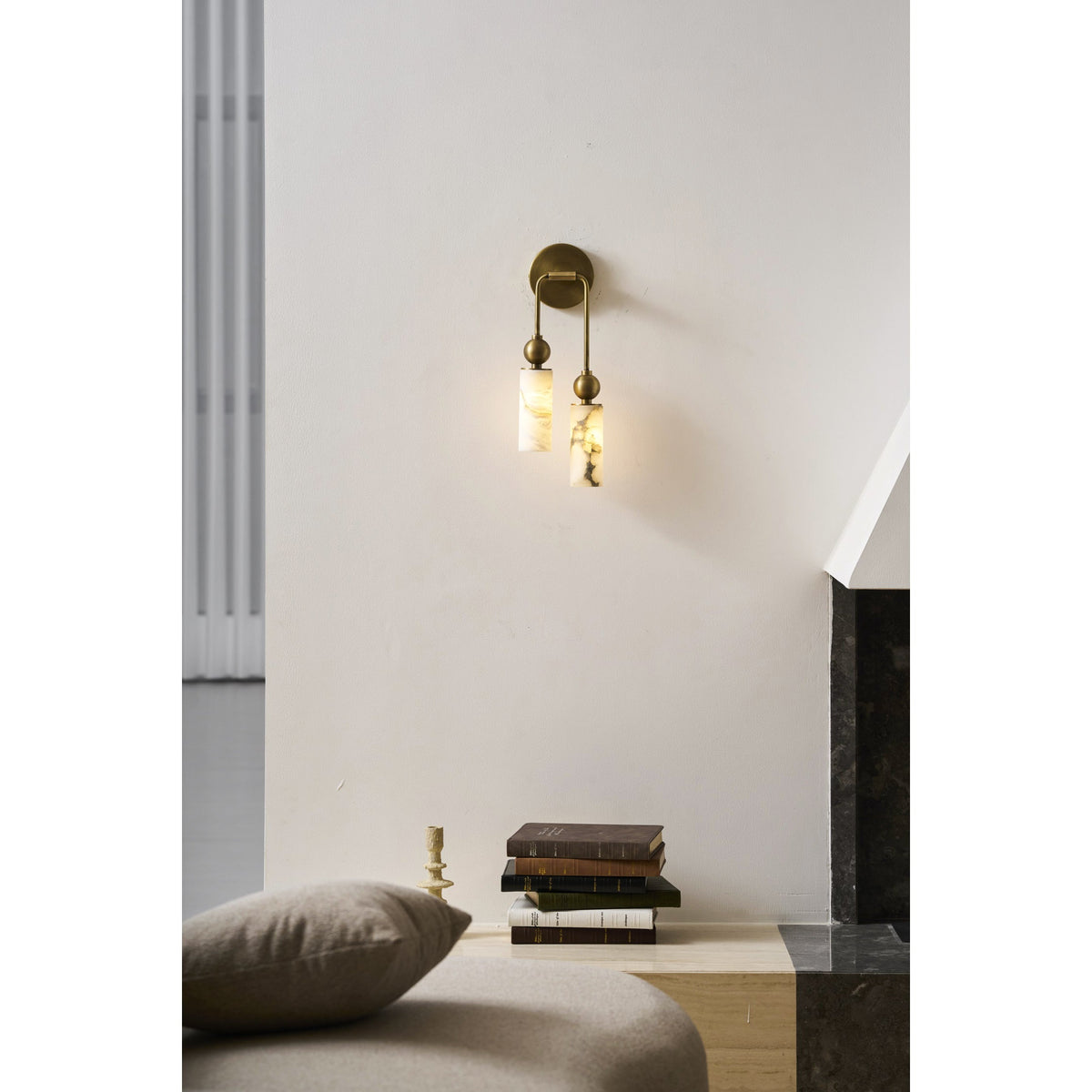 Javen Alabaster Indoor Wall Light