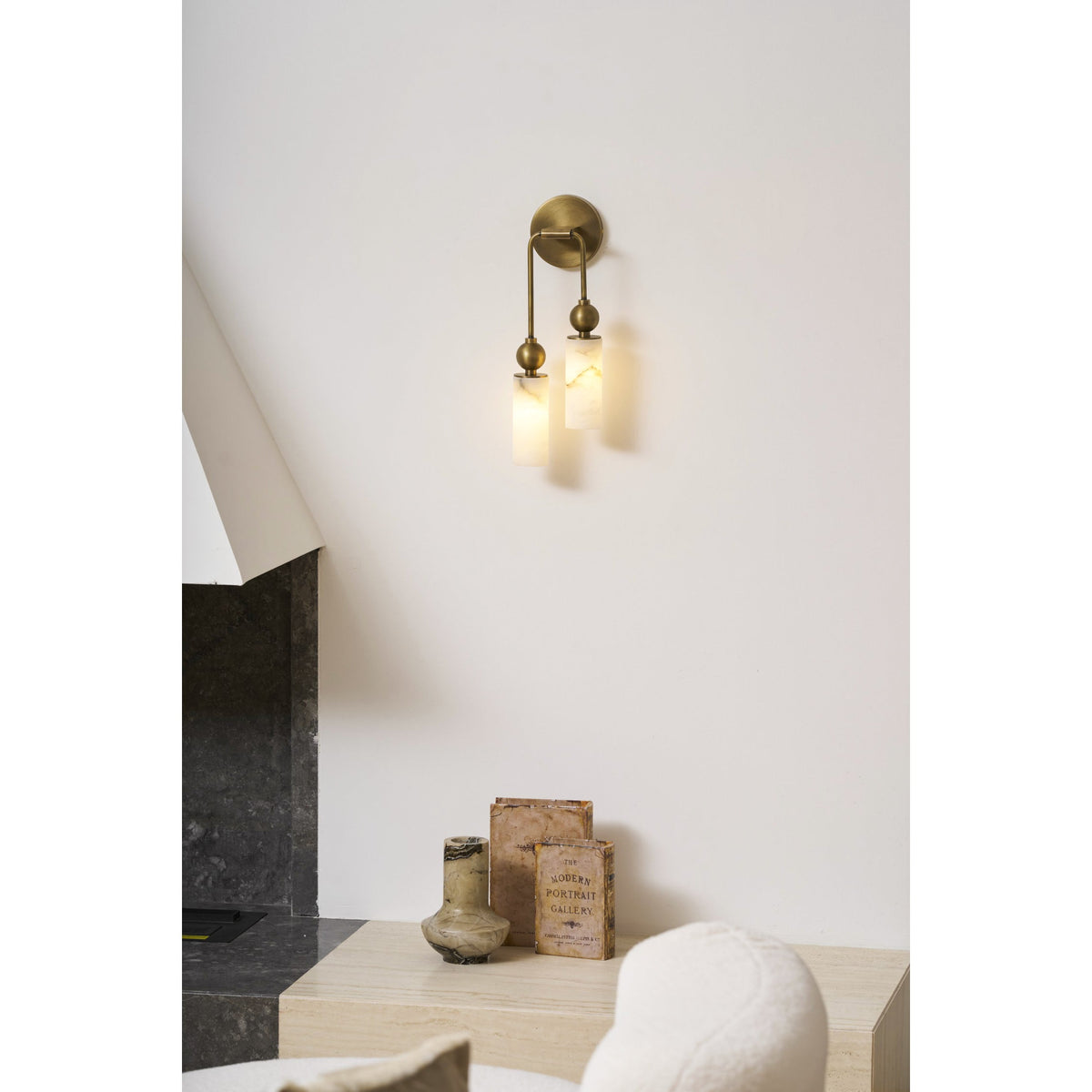 Javen Alabaster Indoor Wall Light