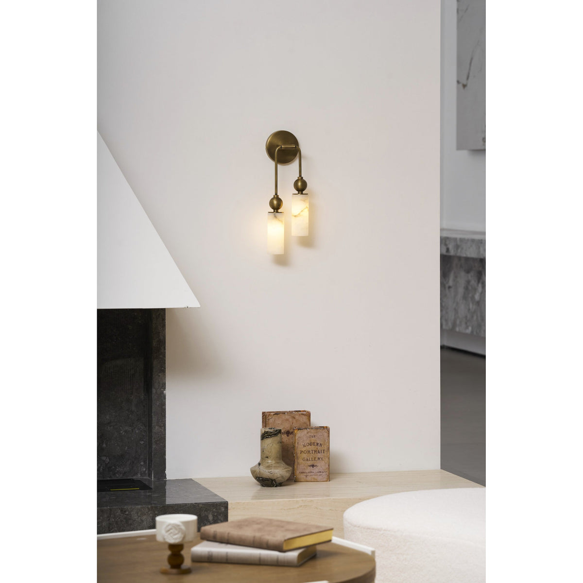Javen Alabaster Indoor Wall Light
