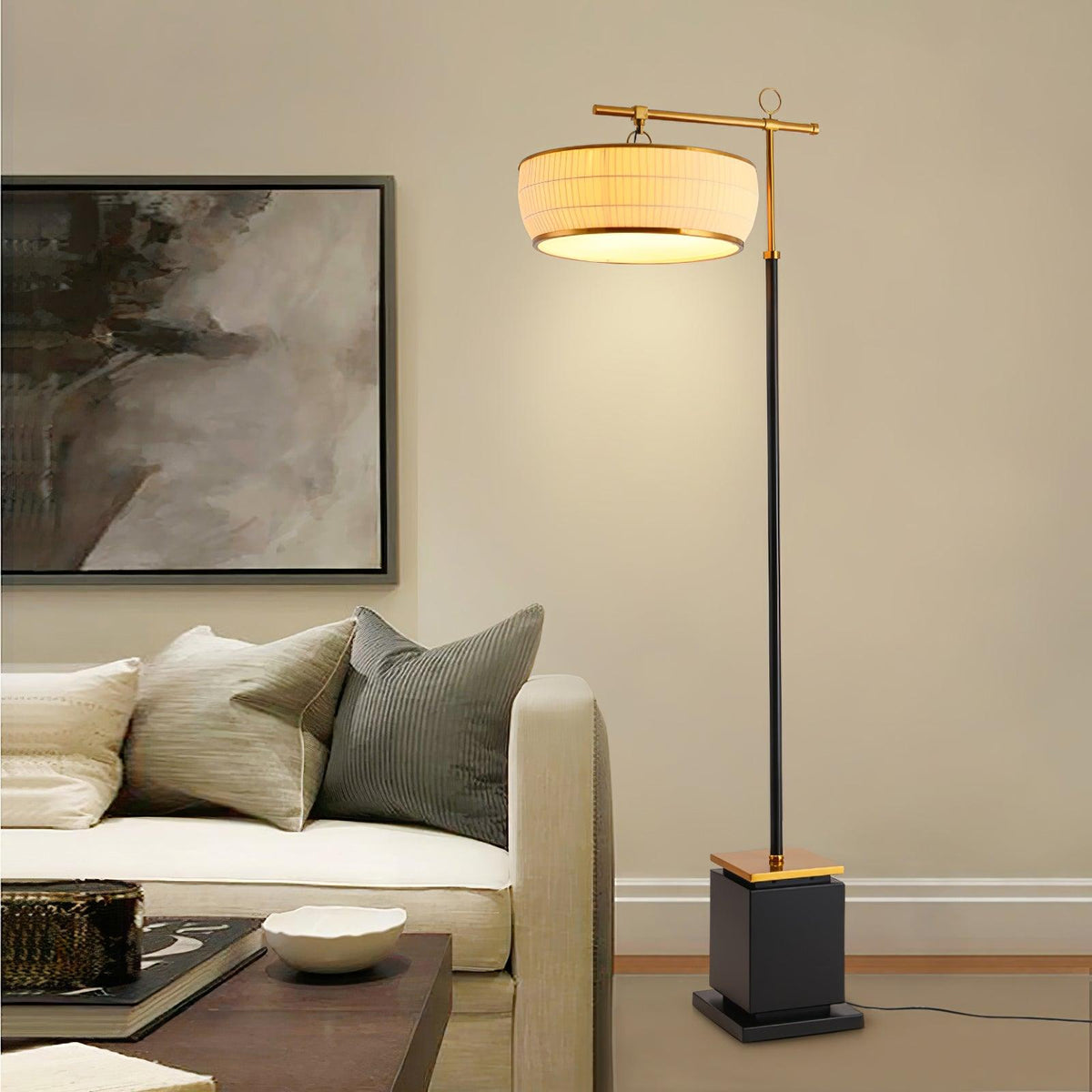 Socor Modern Fabric Floor Lamp