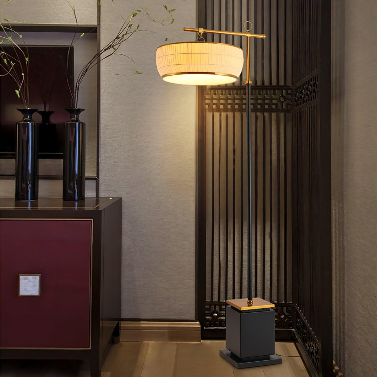 Socor Modern Fabric Floor Lamp
