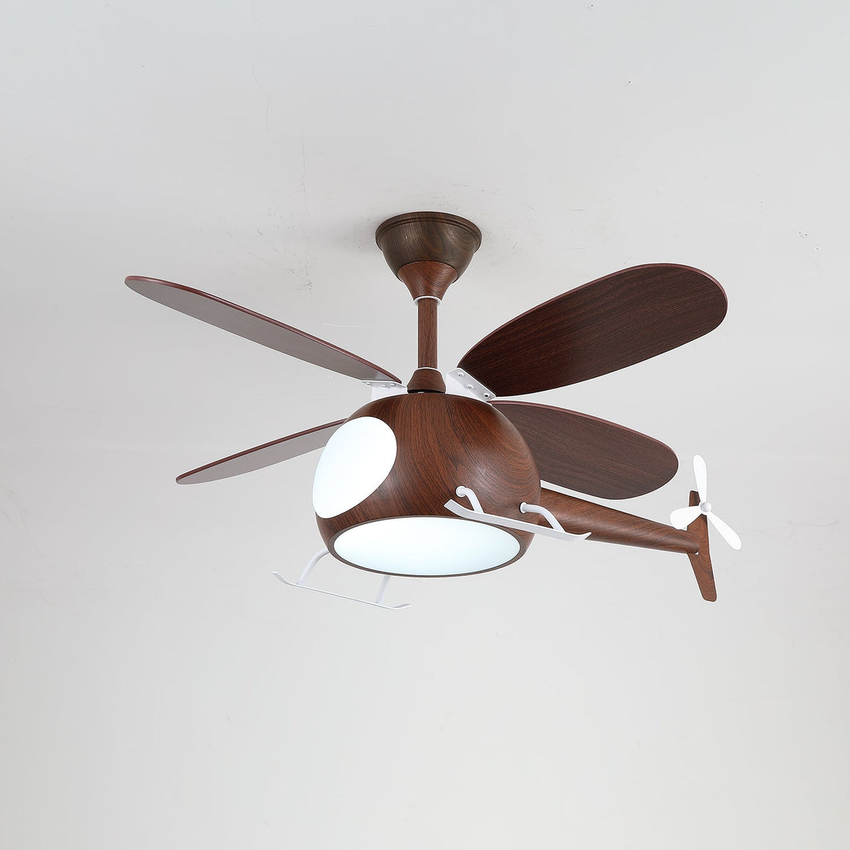 Aviara Modern Wood Breeze Kids Ceiling Fan Light