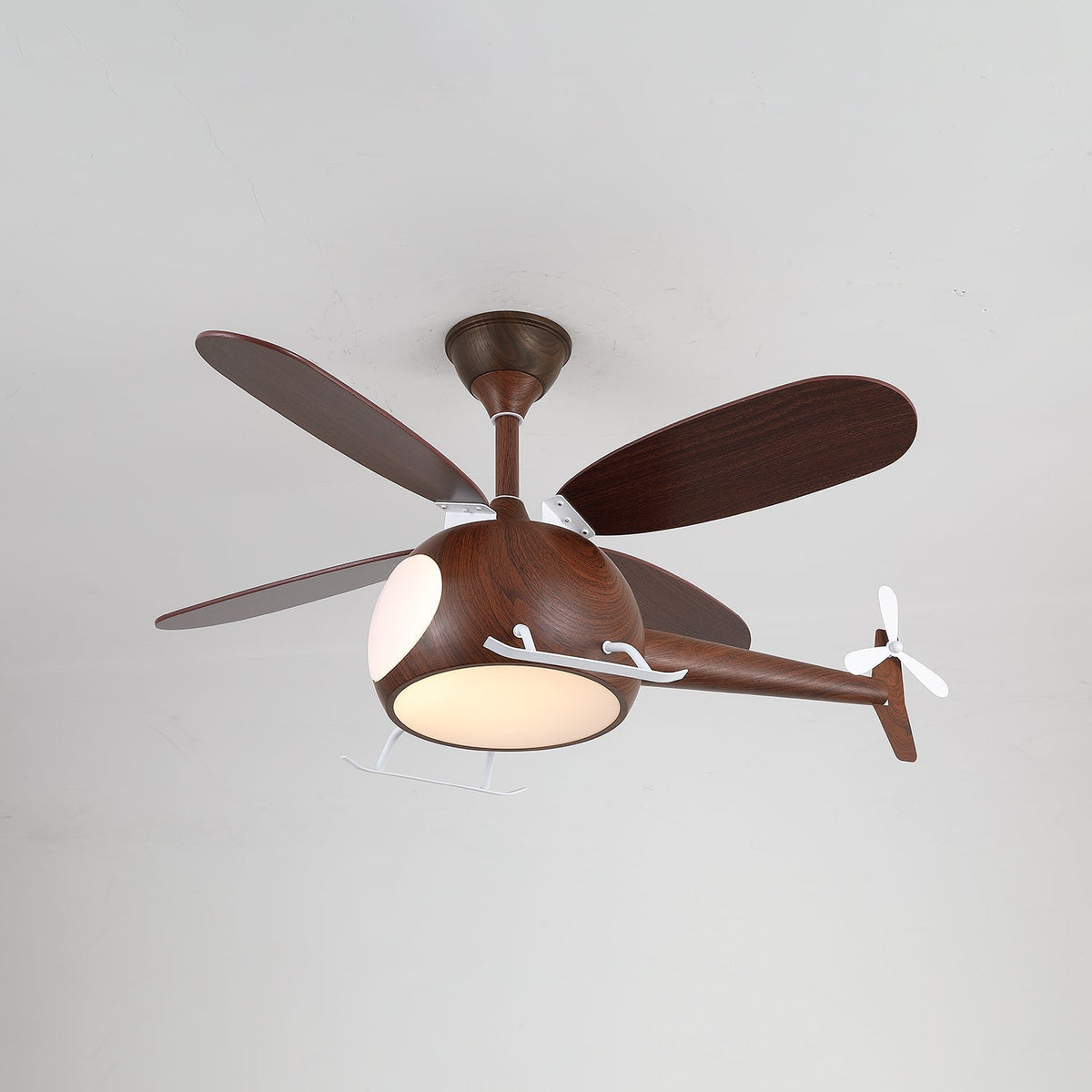 Aviara Modern Wood Breeze Kids Ceiling Fan Light