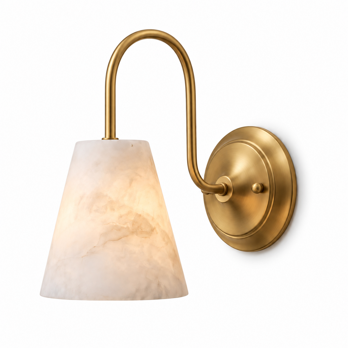 Yelmont Alabaster Wall Sconce