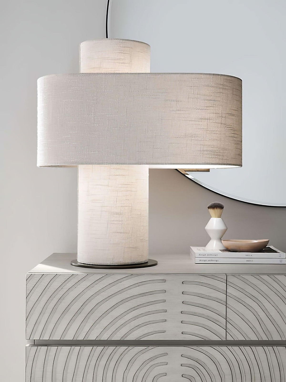 Eurvenil Minimalist Fabric Desk Lamp
