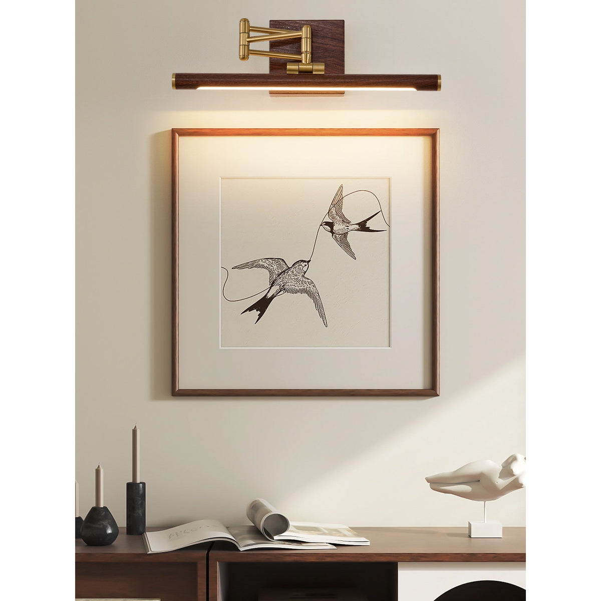 Dilix Stokes Brass Indoor Wall Light