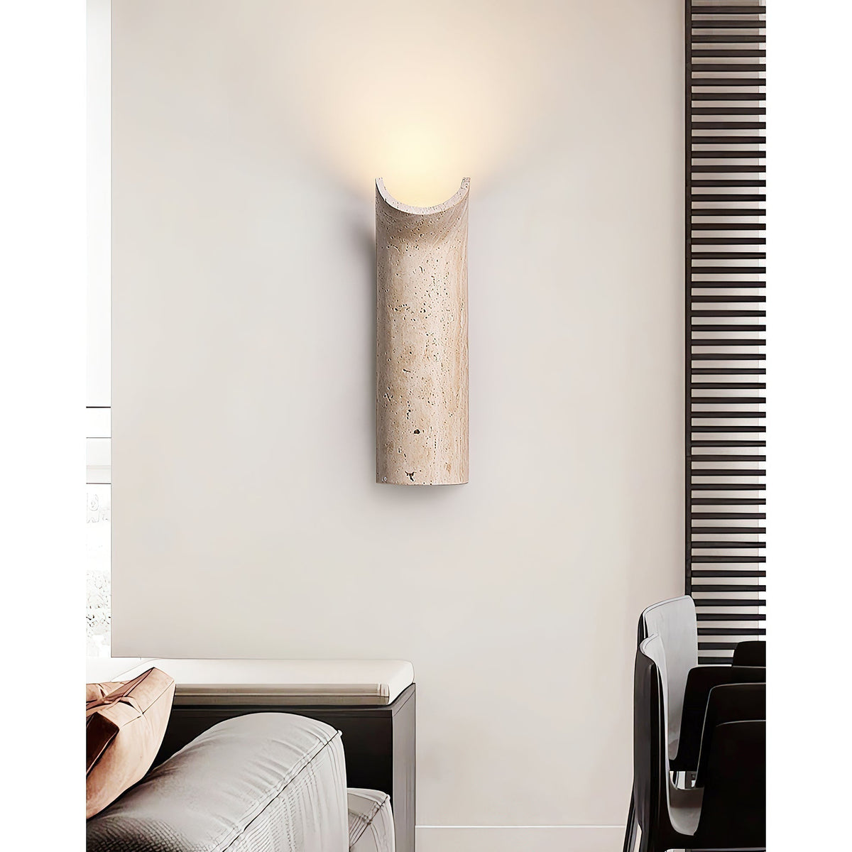 Tula Travertine Wall Lamp