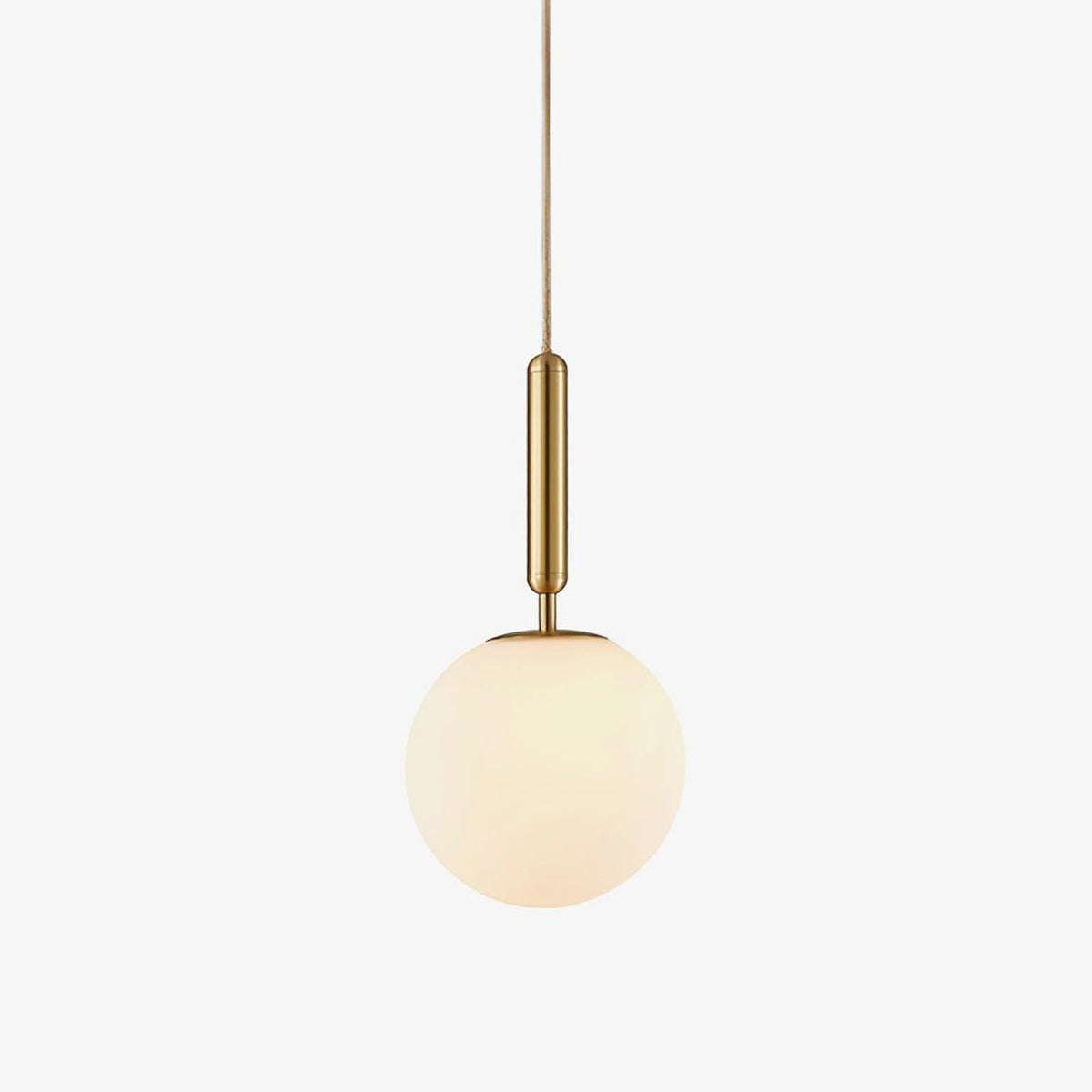 Deven Brass Globe Pendant Light