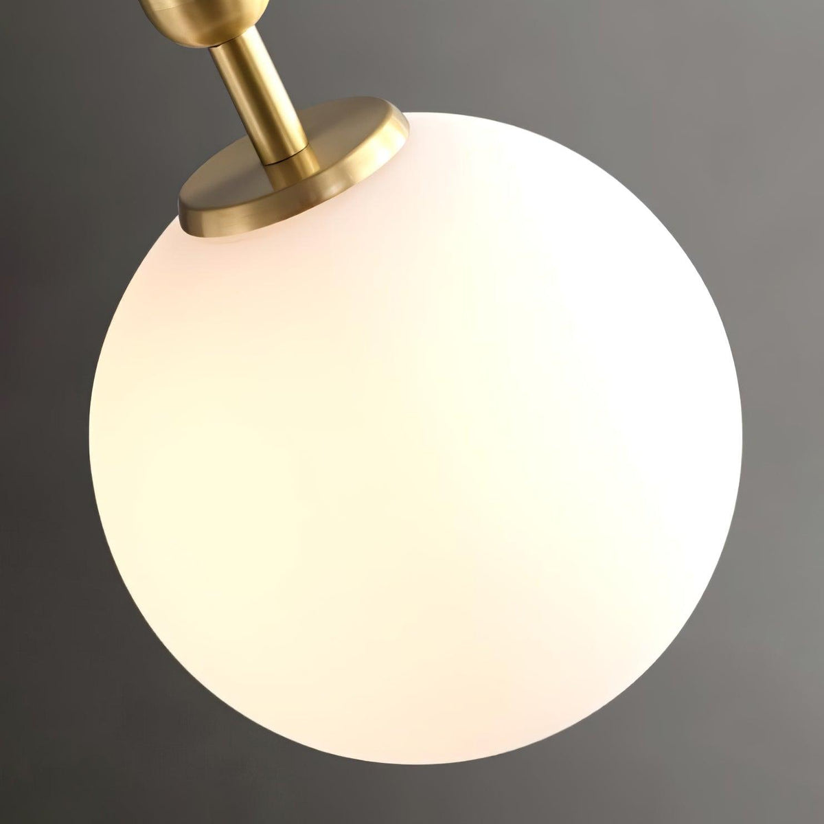 Deven Brass Globe Pendant Light