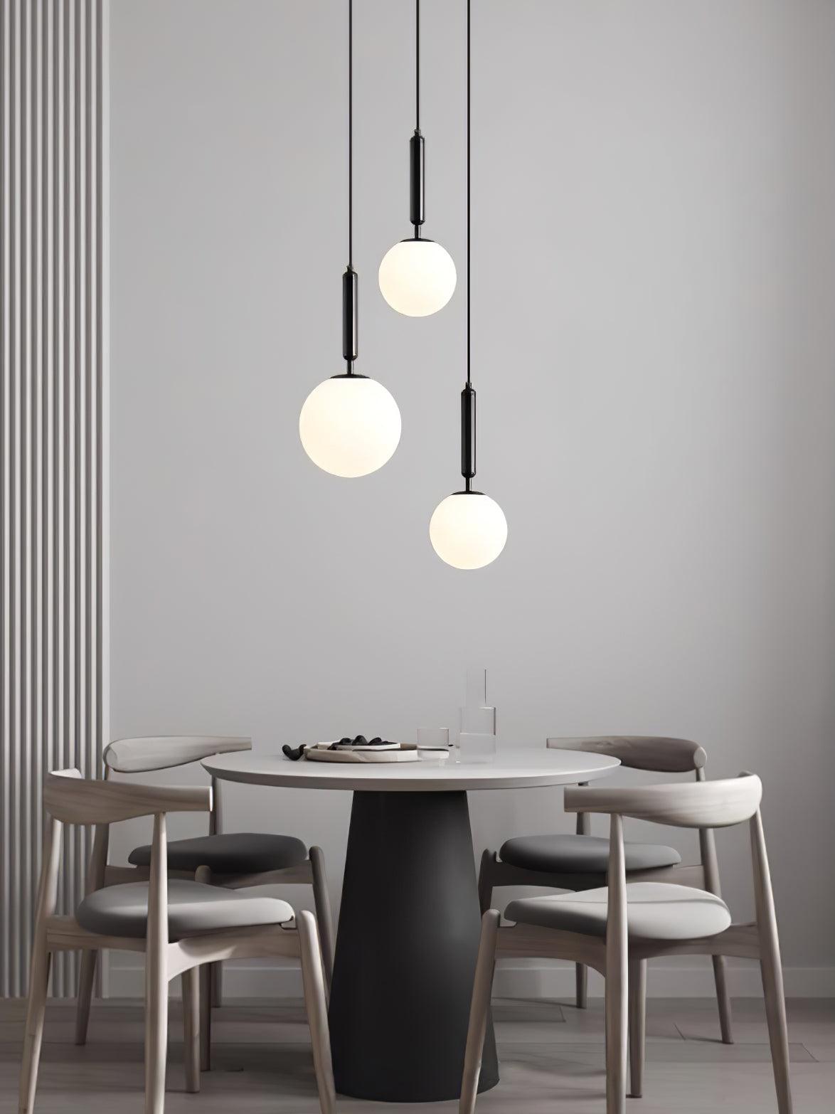 Deven Brass Globe Pendant Light
