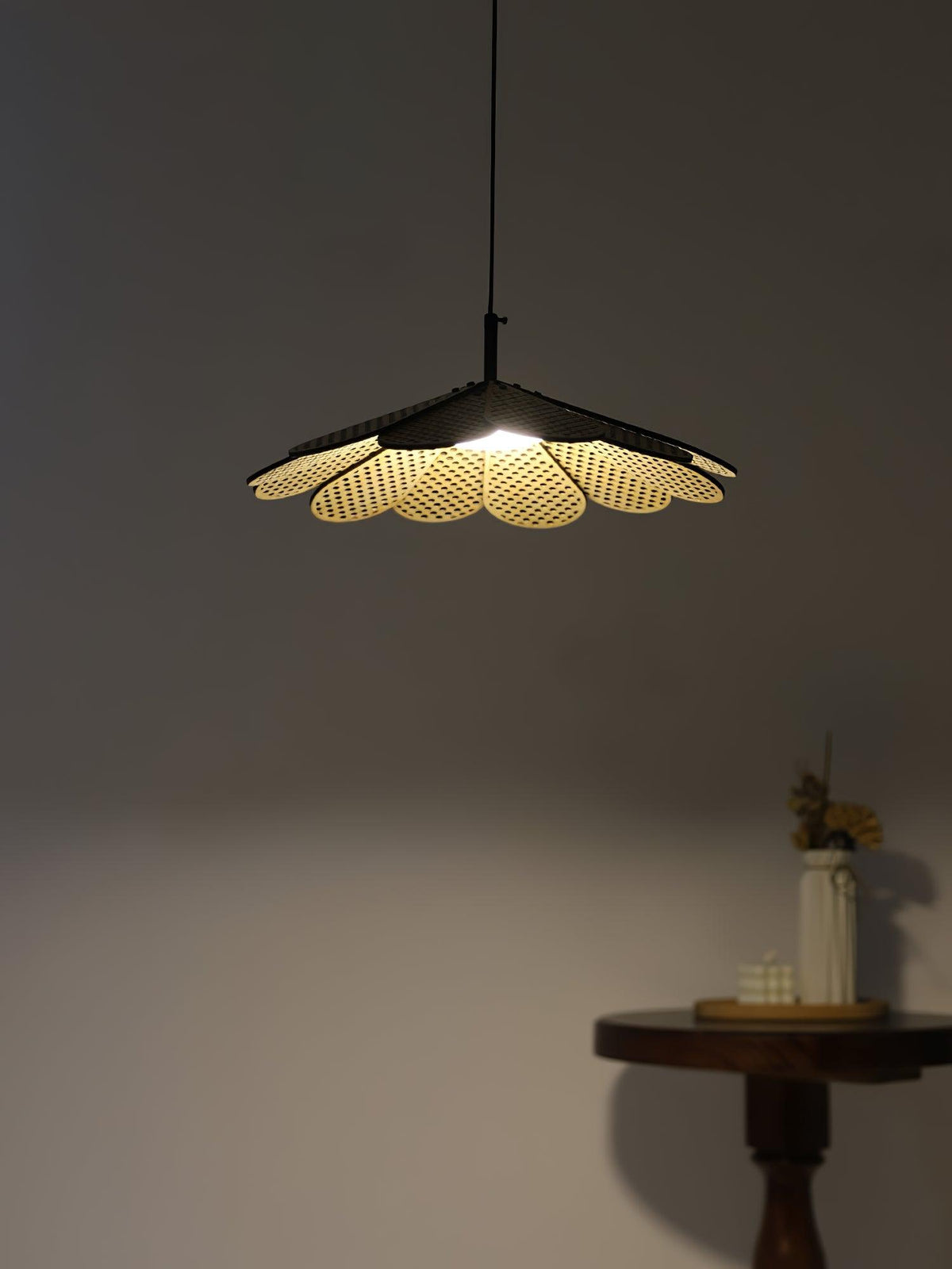 Zevarus Nordic Art Wabi-Sabi Wood Pendant Light