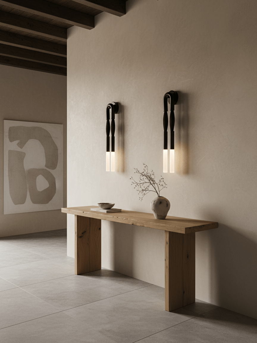 Fazen Horsehair Indoor Wall Light