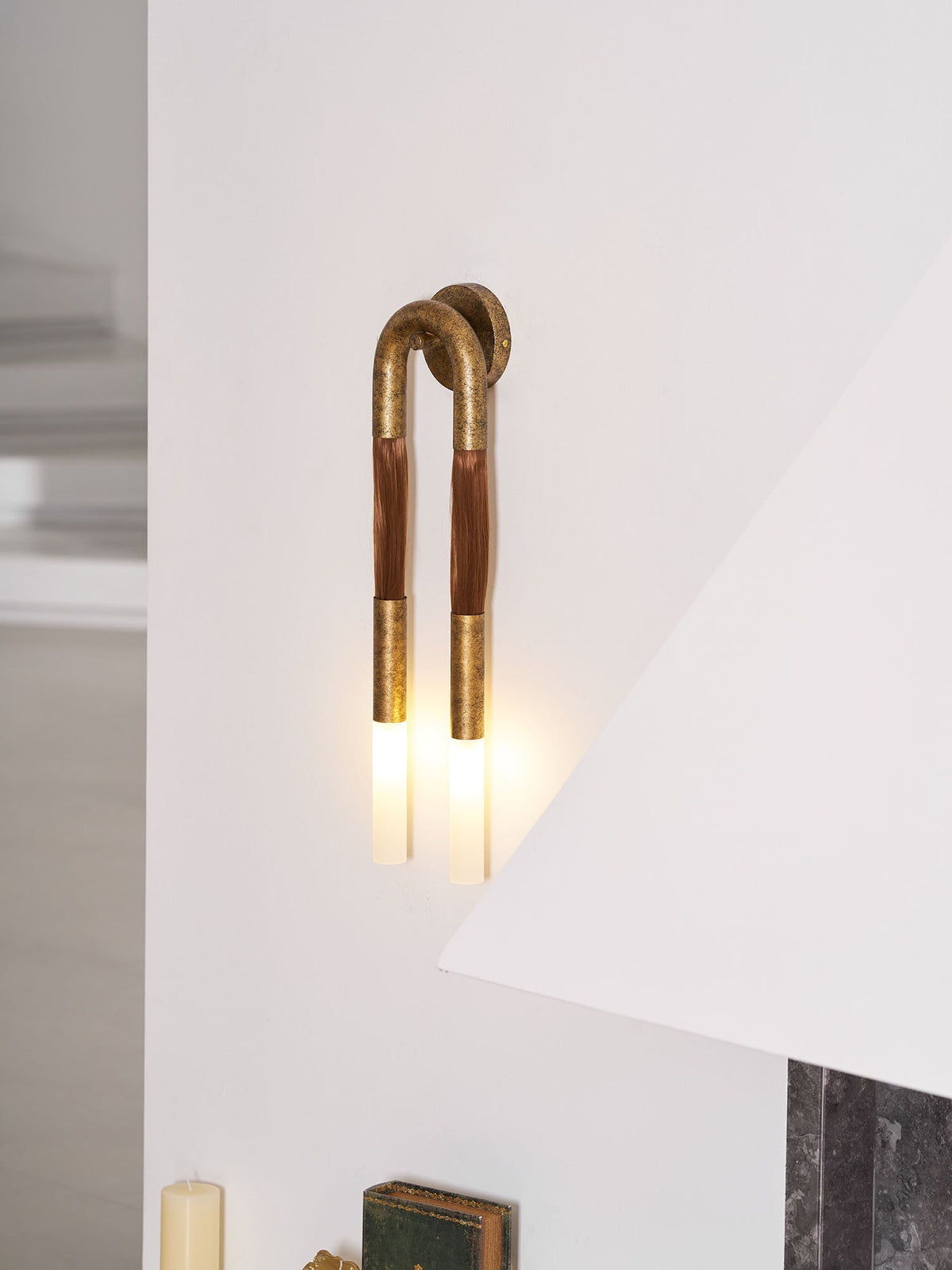 Fazen Horsehair Indoor Wall Light
