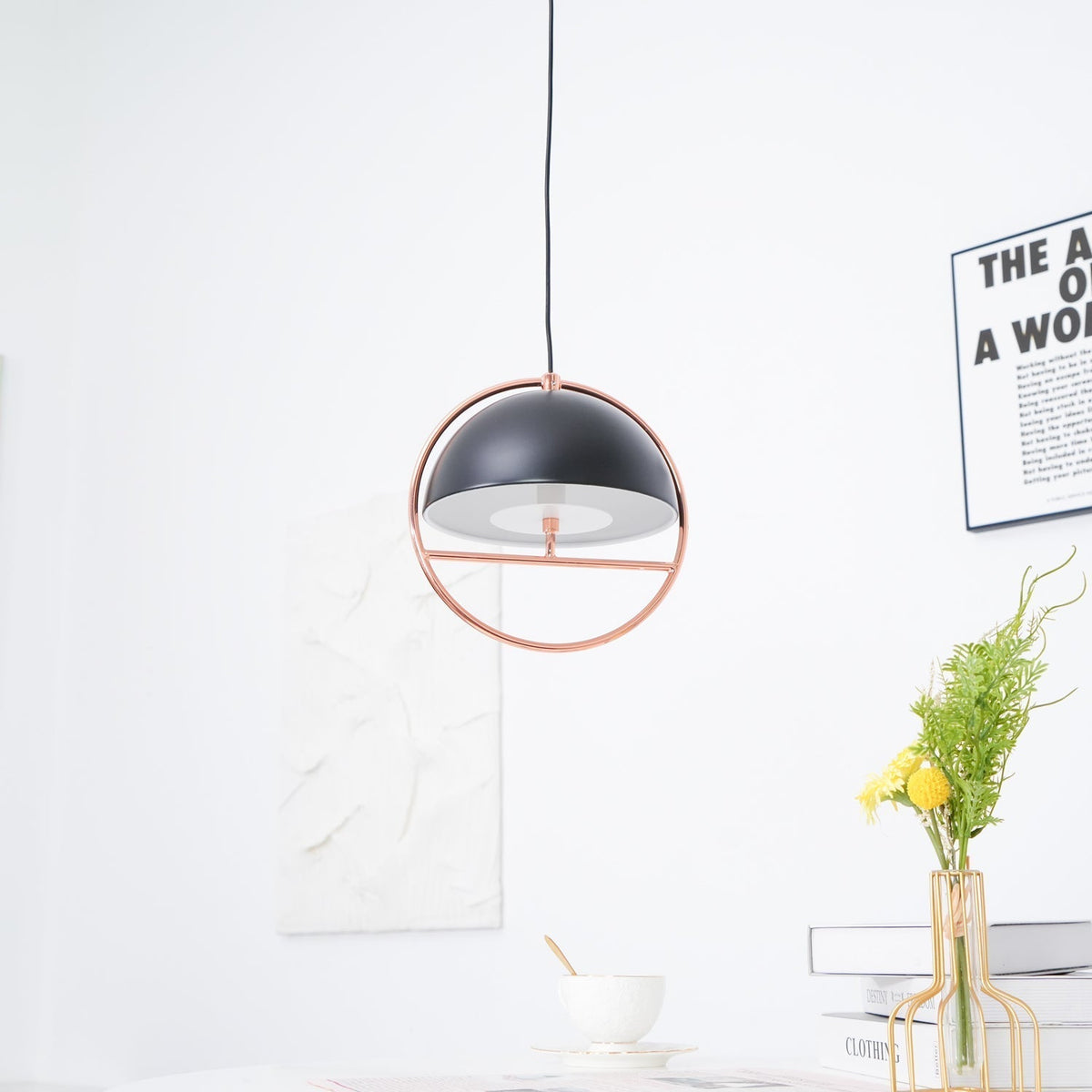 Zephira Steel Classic Pendant Lamp