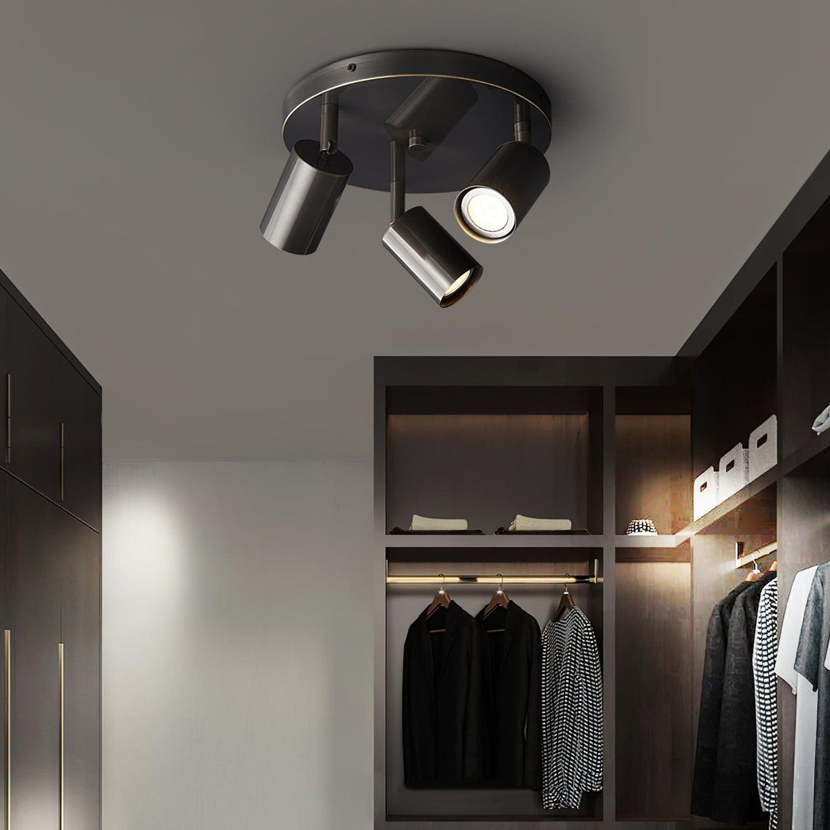 Julian Ceiling Lamp Cylinder Adjustable Contemporary
