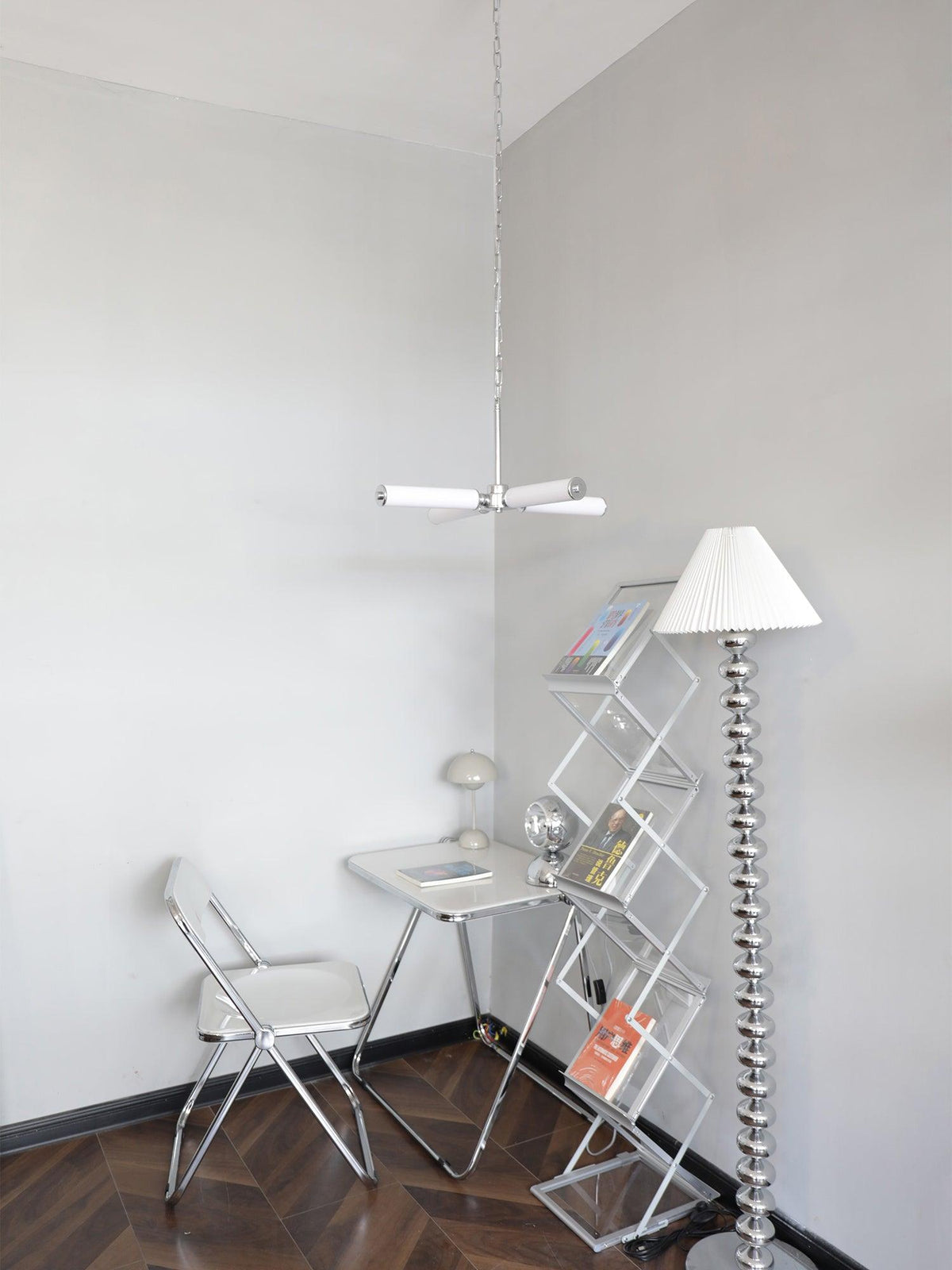 Zoliria Modern Minimalist LED Glass Chandelier