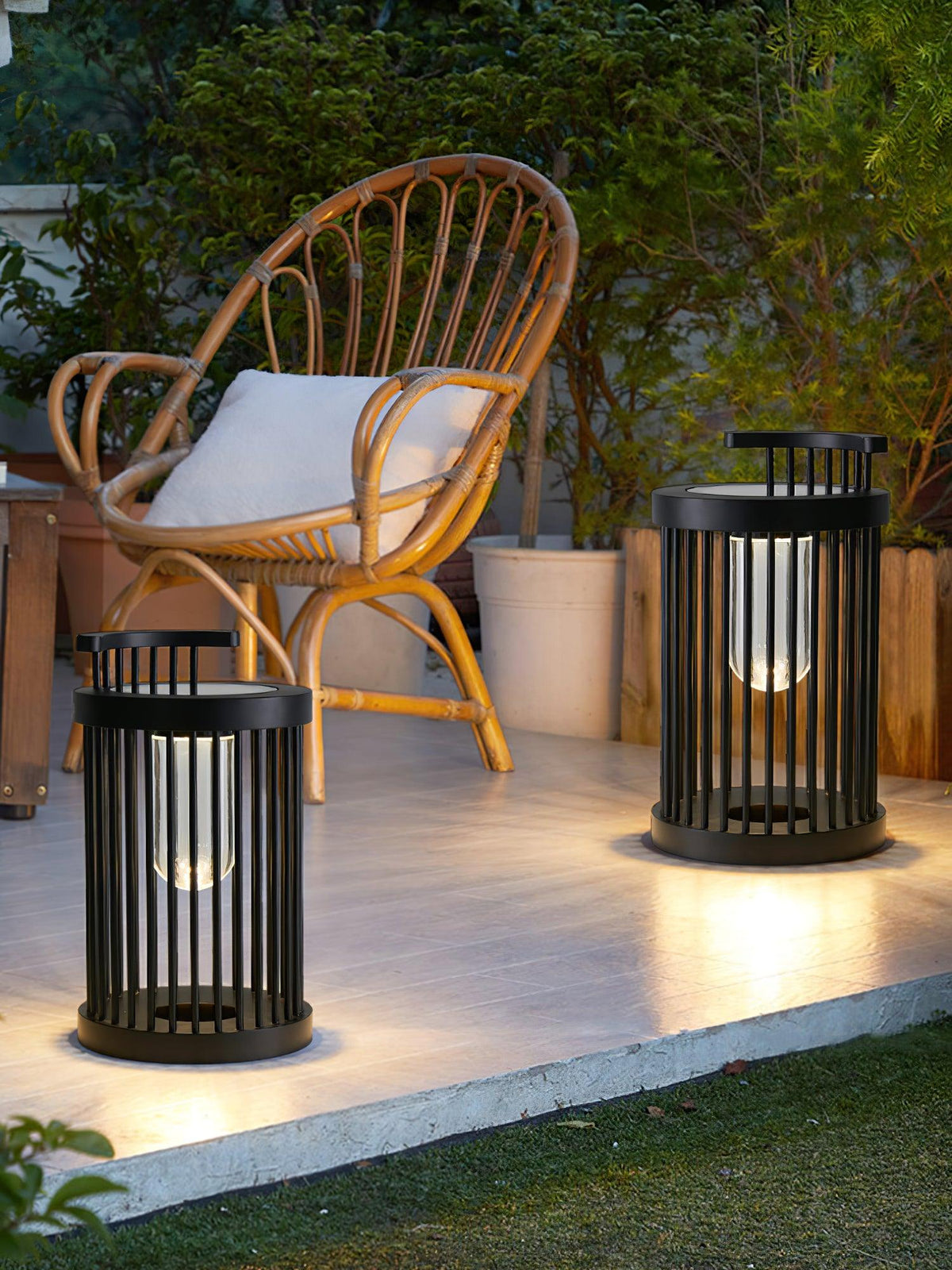 Cage Modern Acrylic Outdoor Light