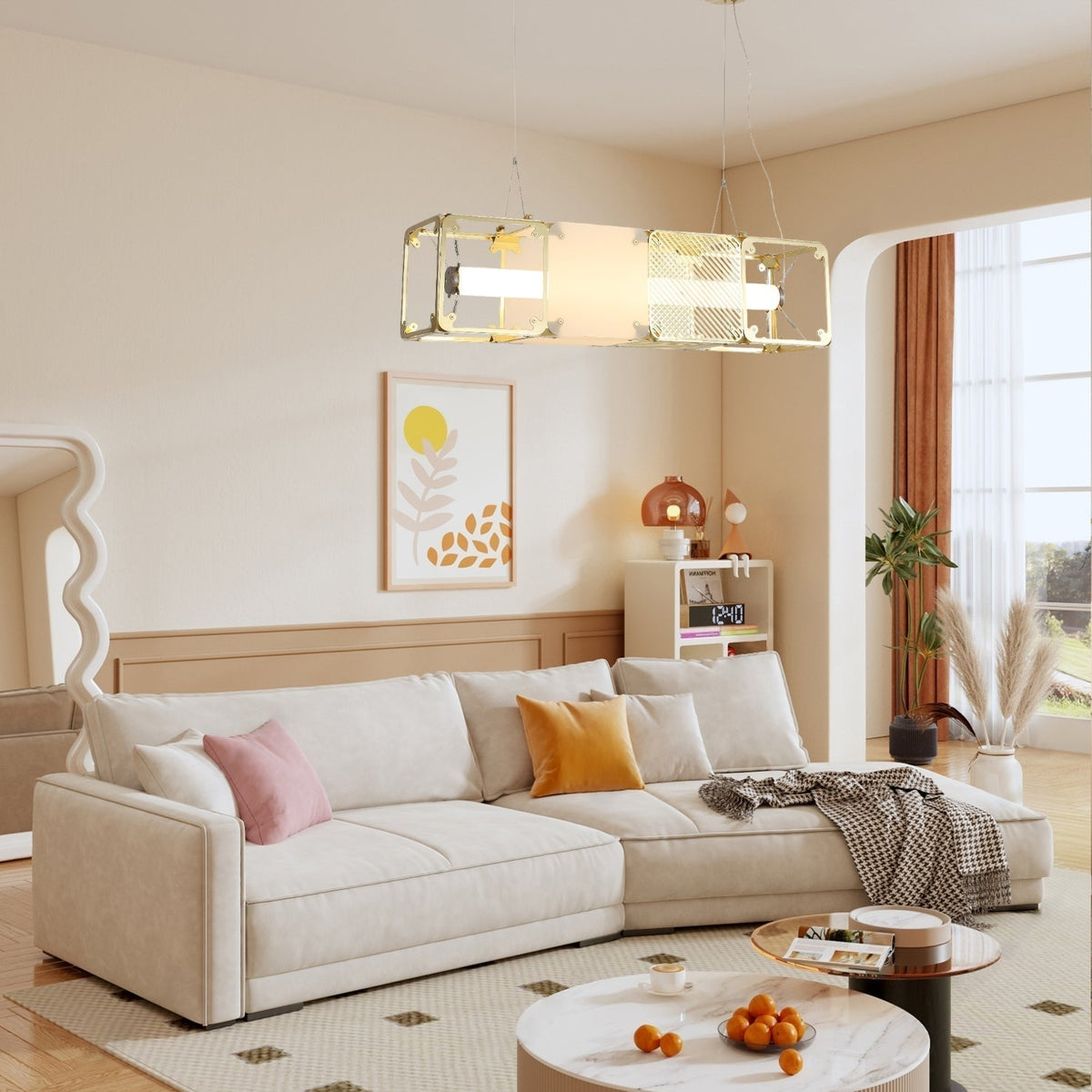 Atheor Premium Nordic Art Brass Pendant Lamp