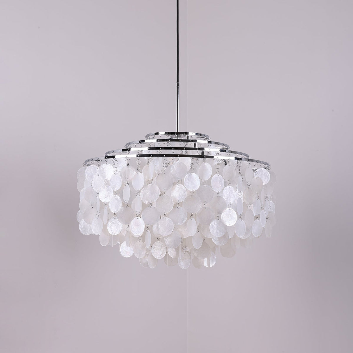 Rivena Pendant Lamp Round Shell Ring