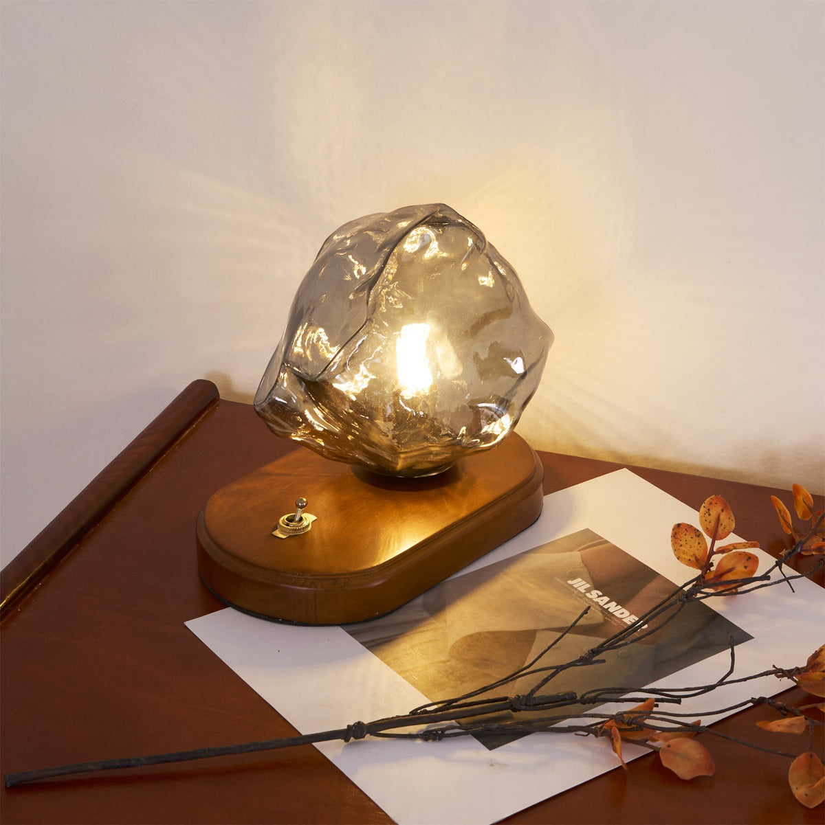 Maris Wood Artistic Table Lamp