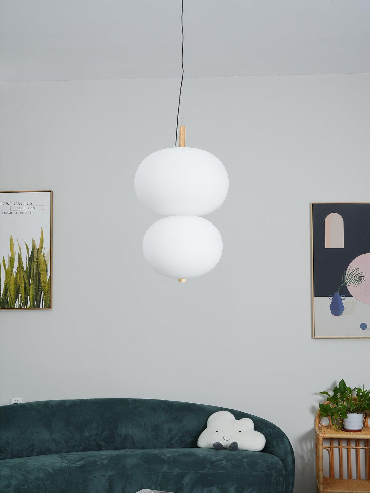 Duality Modern Glass Pendant Light