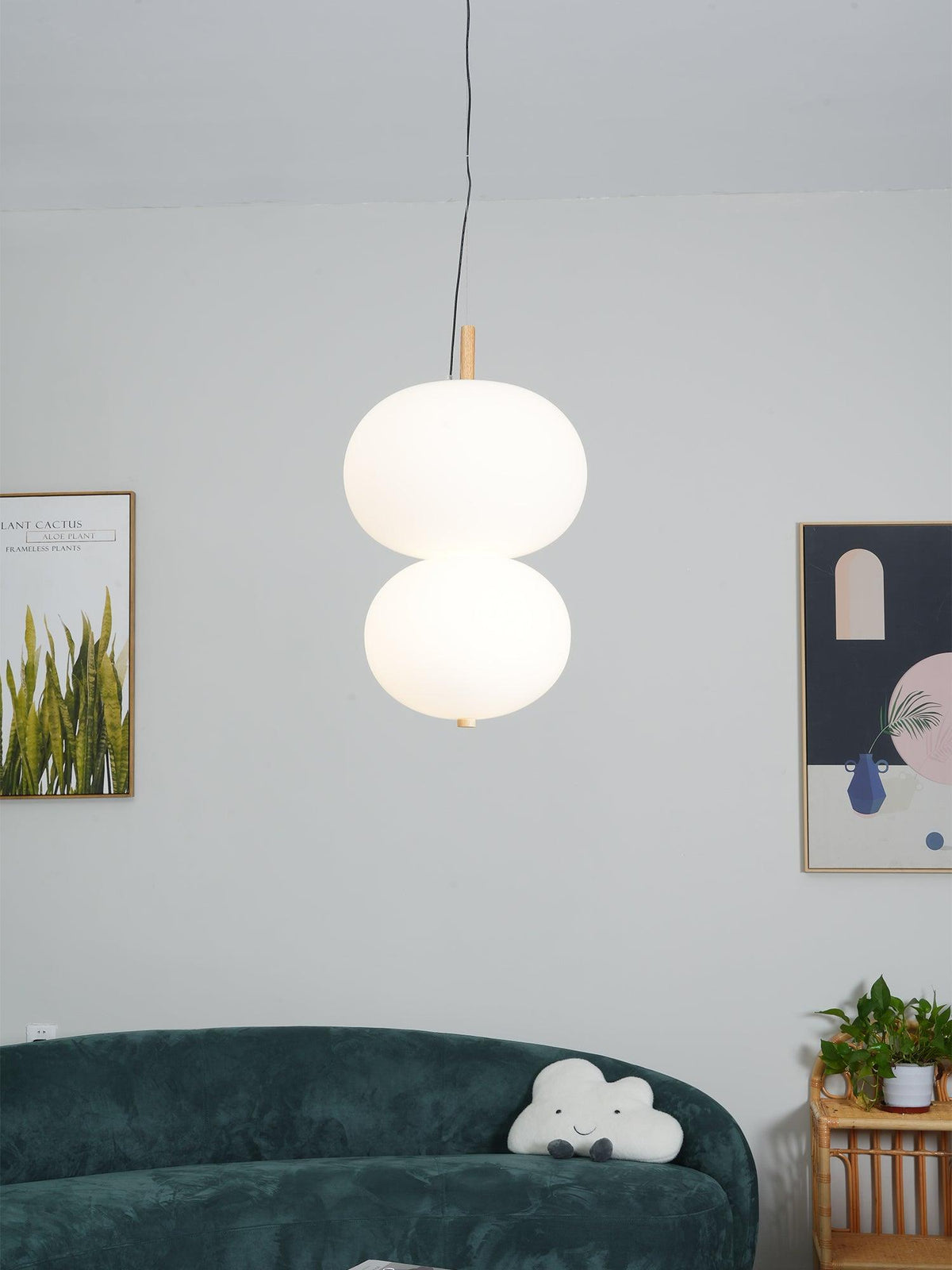 Duality Modern Glass Pendant Light