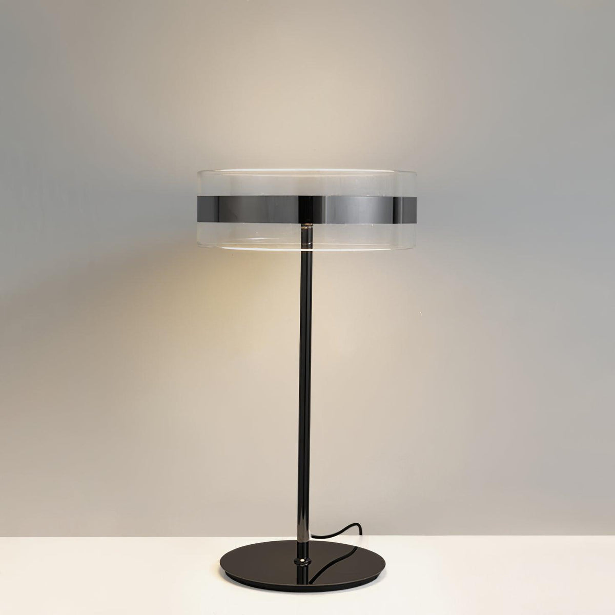 Lioreette Chrome & Glass Table Lamp
