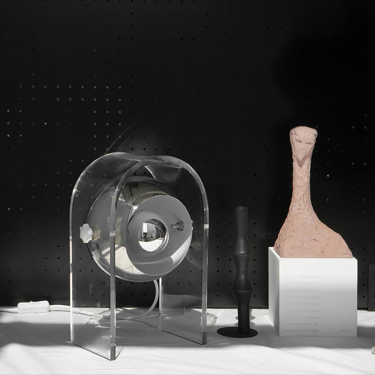 Tynza Steel Futuristic Table Lamp