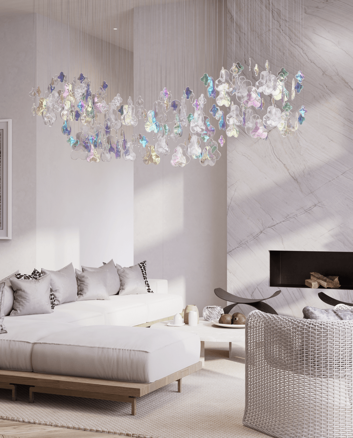 Nimbus Clouds Blossom Chandelier