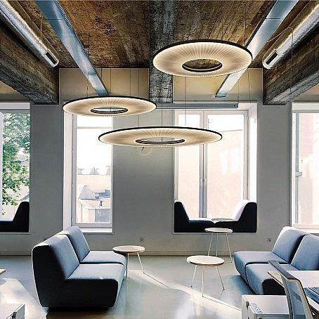 Lumira Pendant Lamp White Fabric Classic