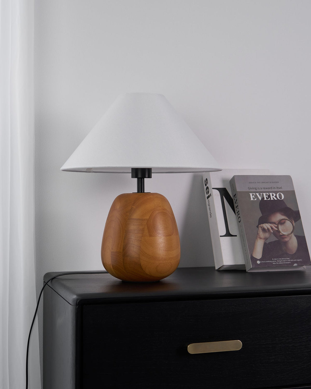 Syloraya Modern Wood Table Lamp