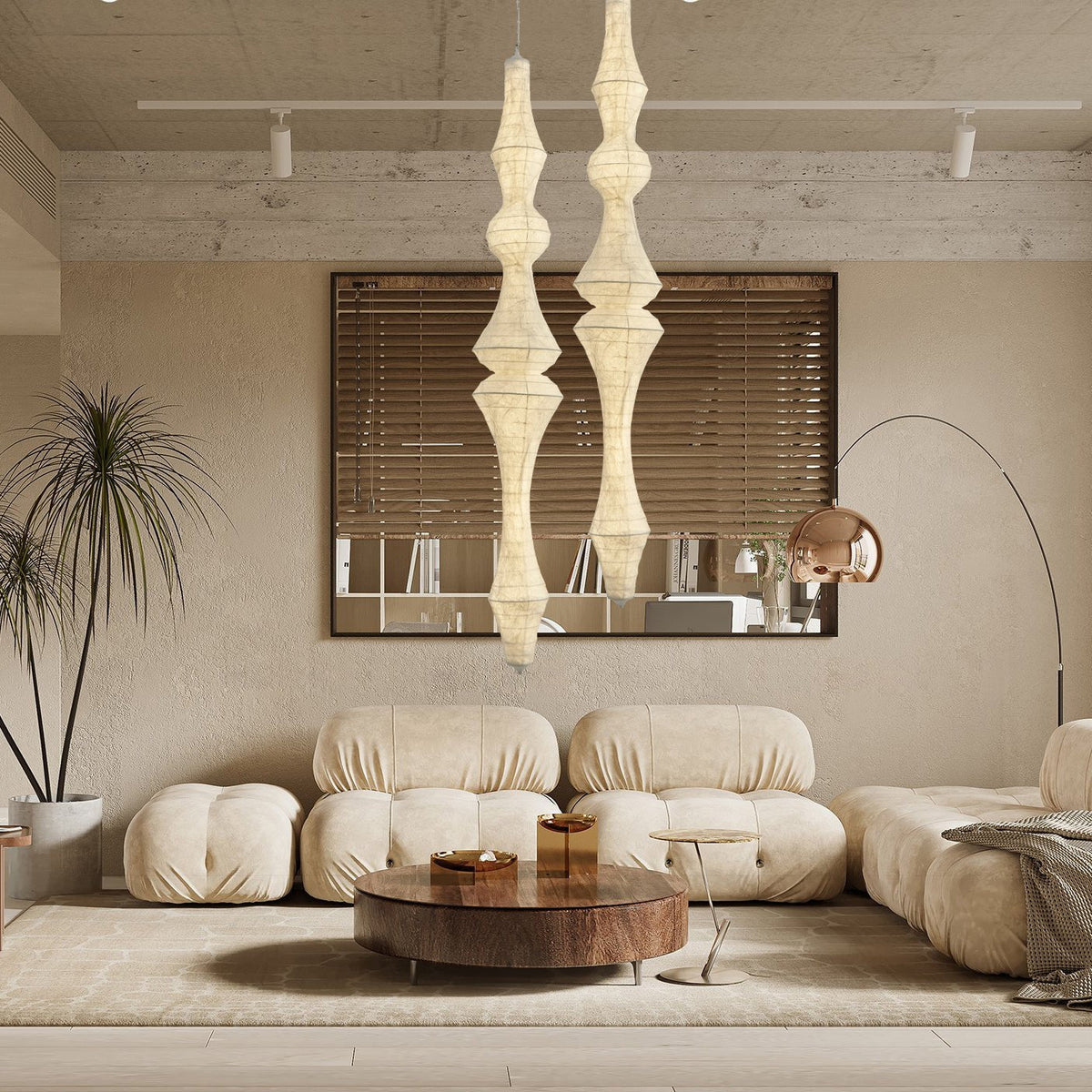Zonoria Artisanal Silk Pendant Light