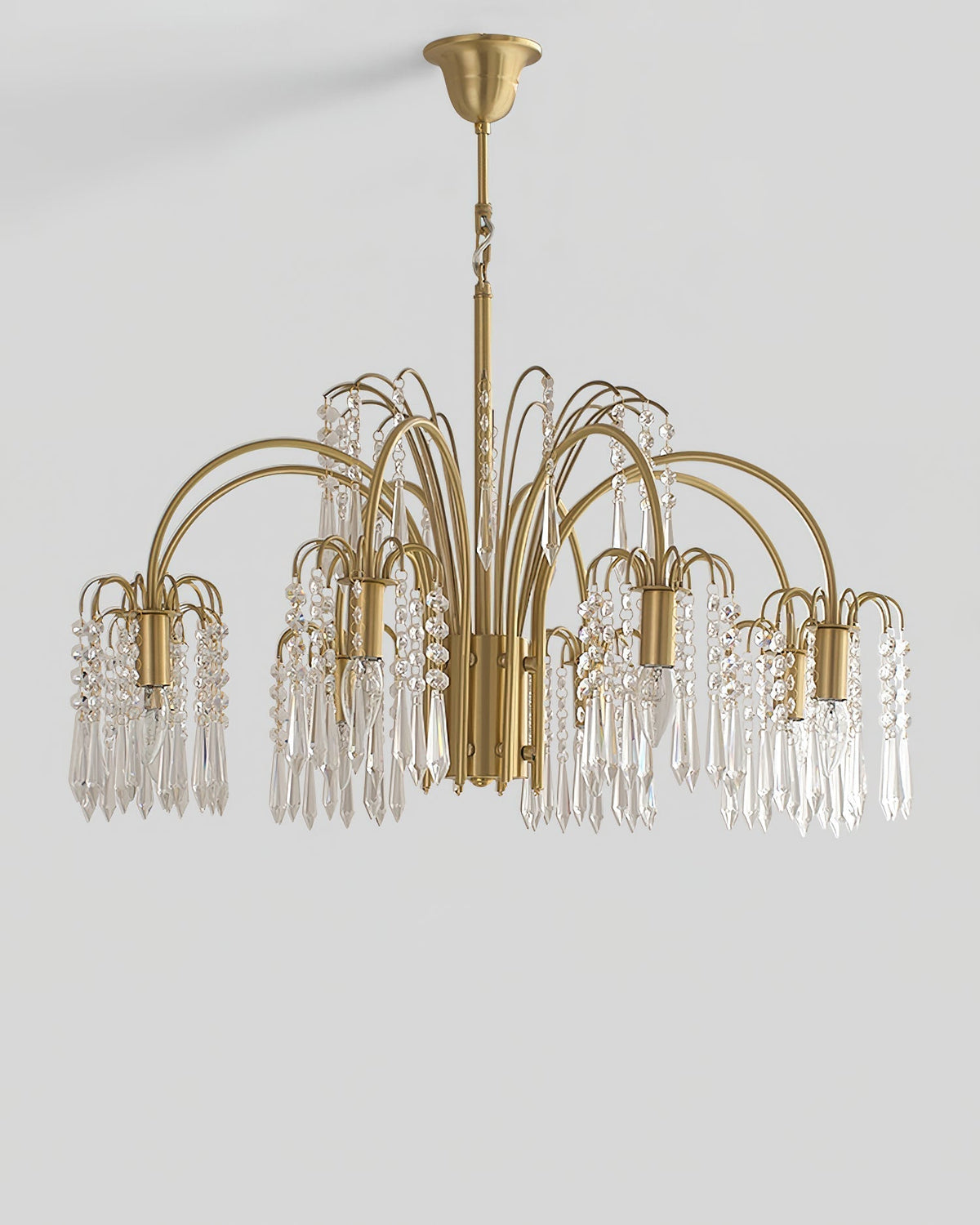 Selorora Chandelier Gold Crystal Isla Dawn Regal