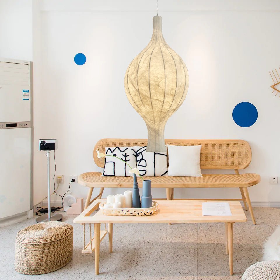 Orvelion Organic Mulberry Silk Pendant Light