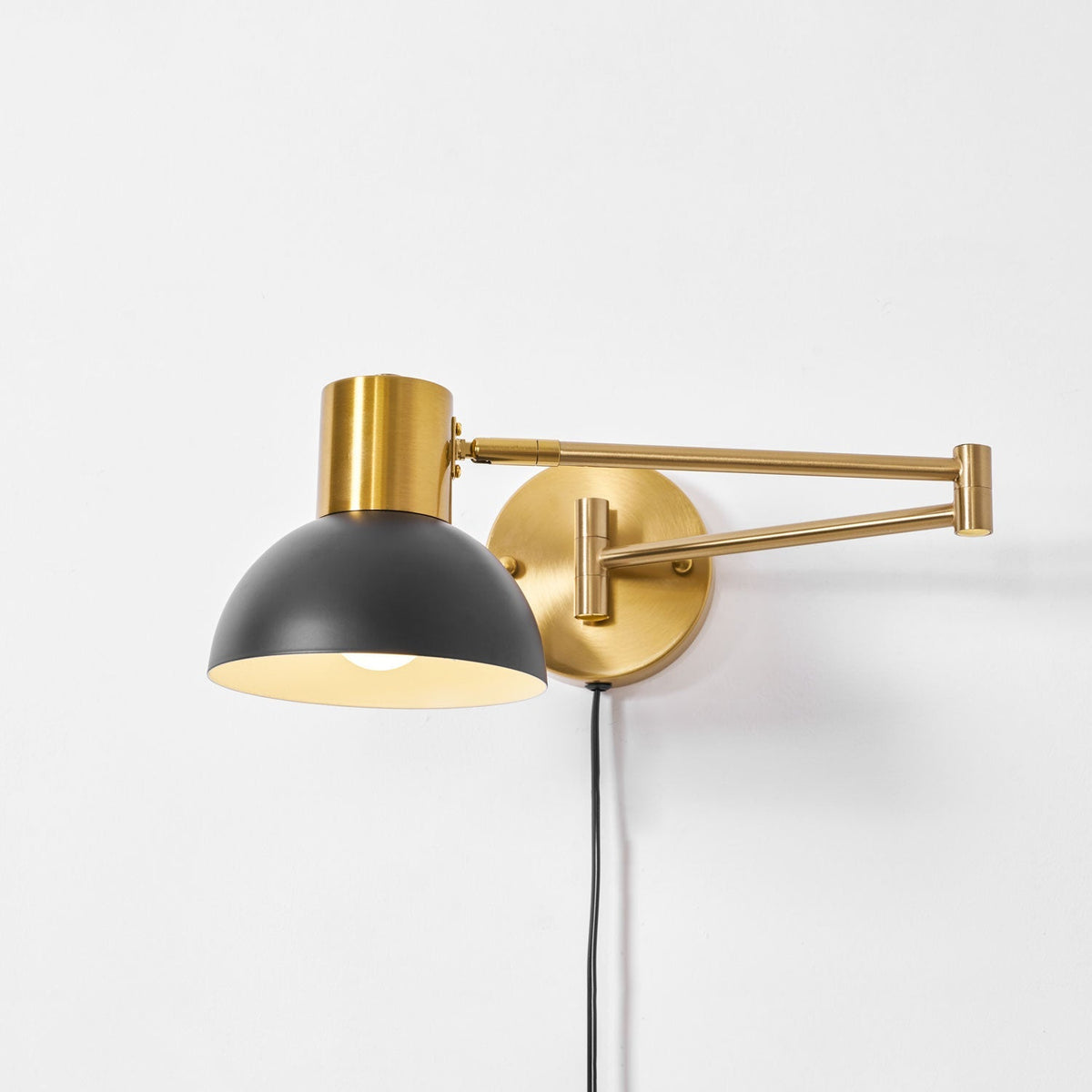 Koven Adjustable Arm Plug In Indoor Wall Light
