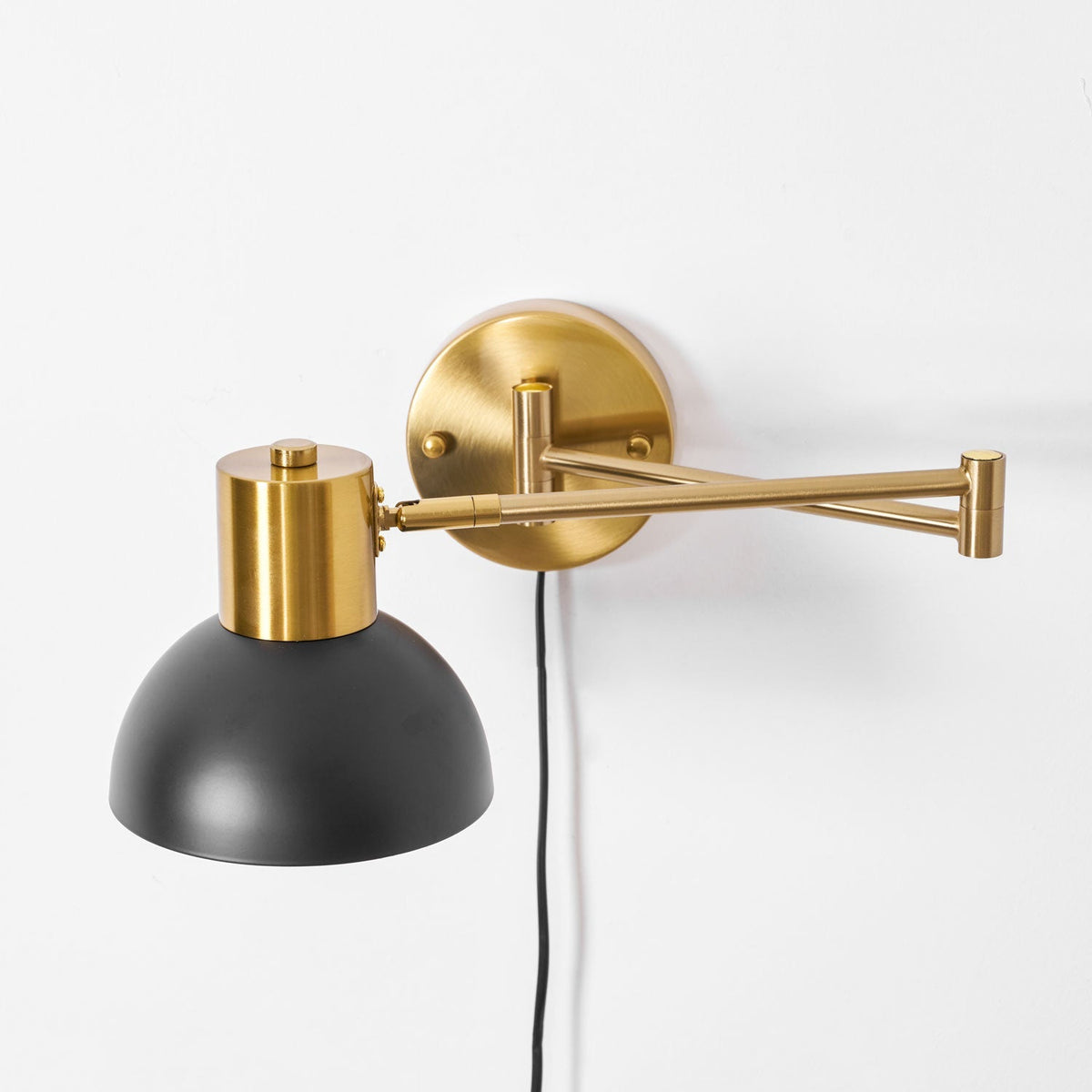 Koven Adjustable Arm Plug In Indoor Wall Light